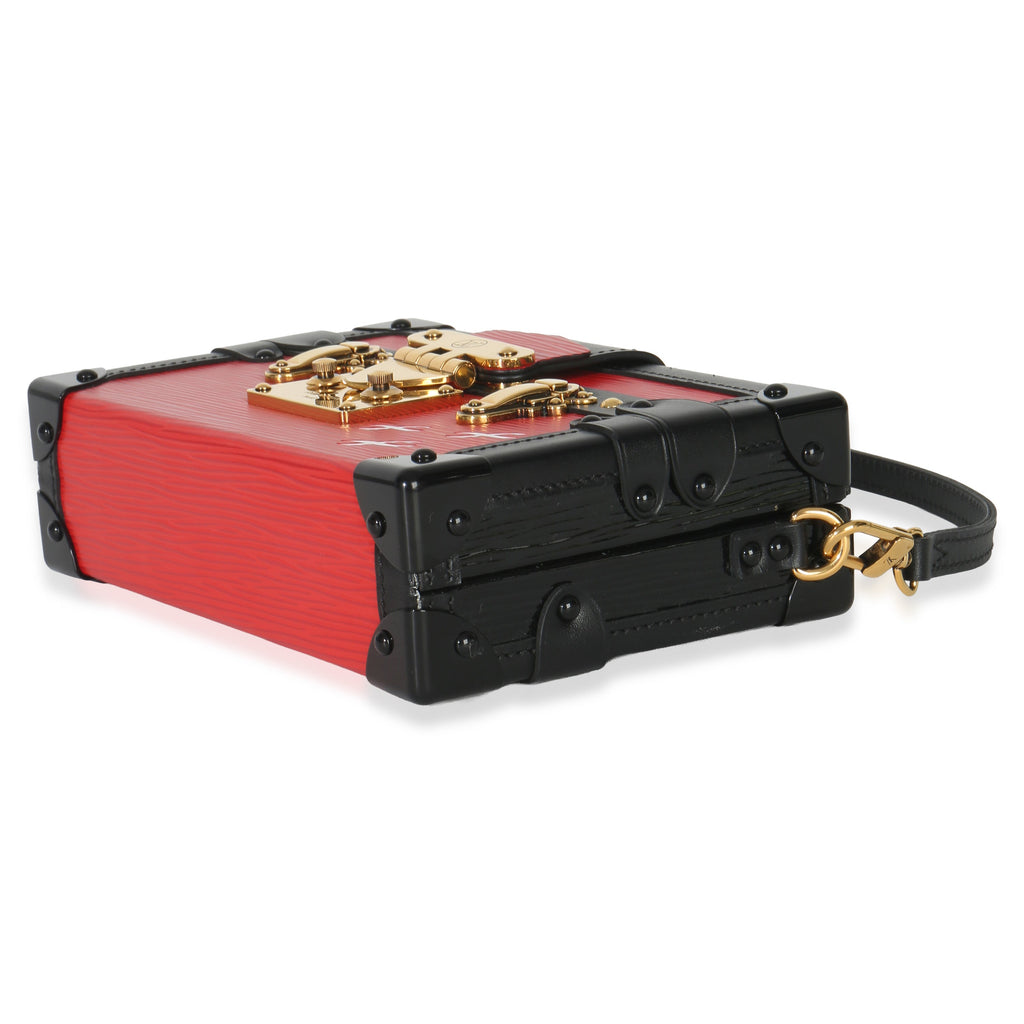 Red Black Epi Petite Malle