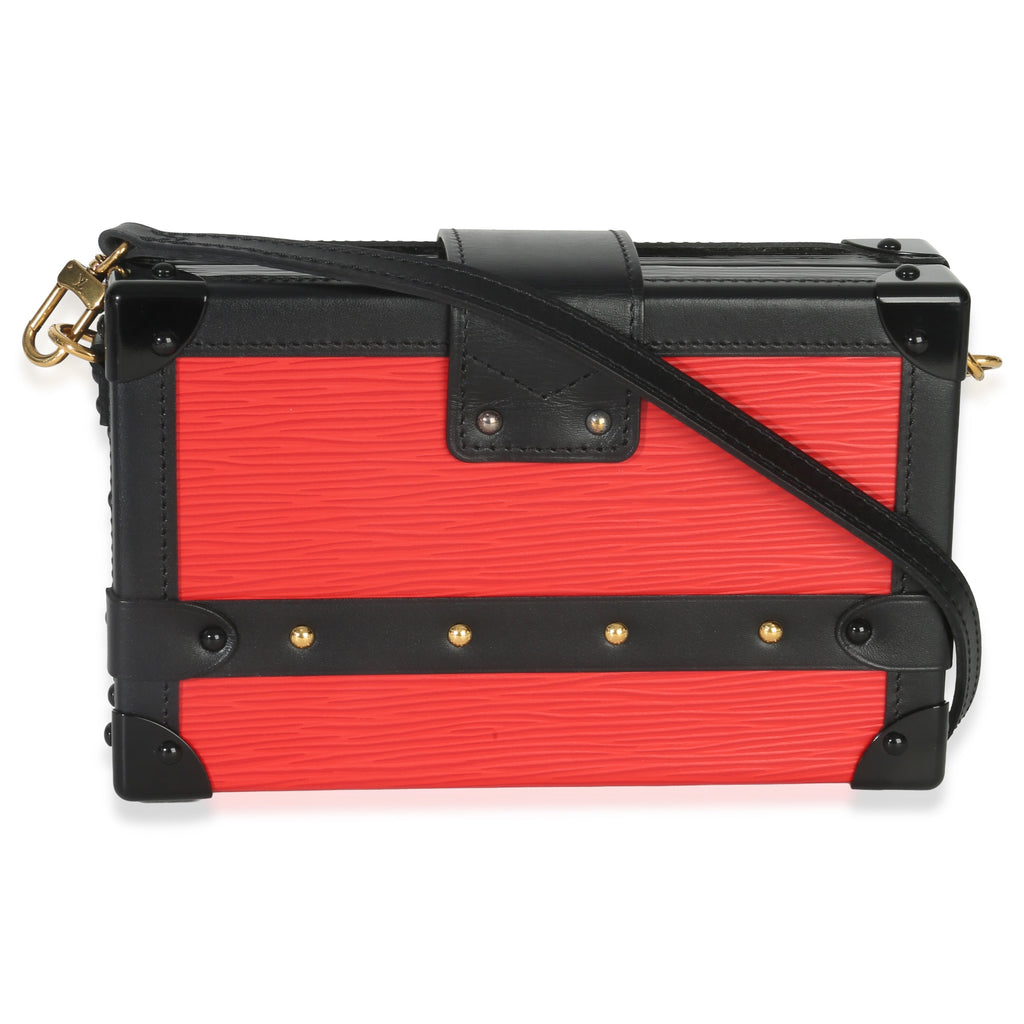 Red Black Epi Petite Malle