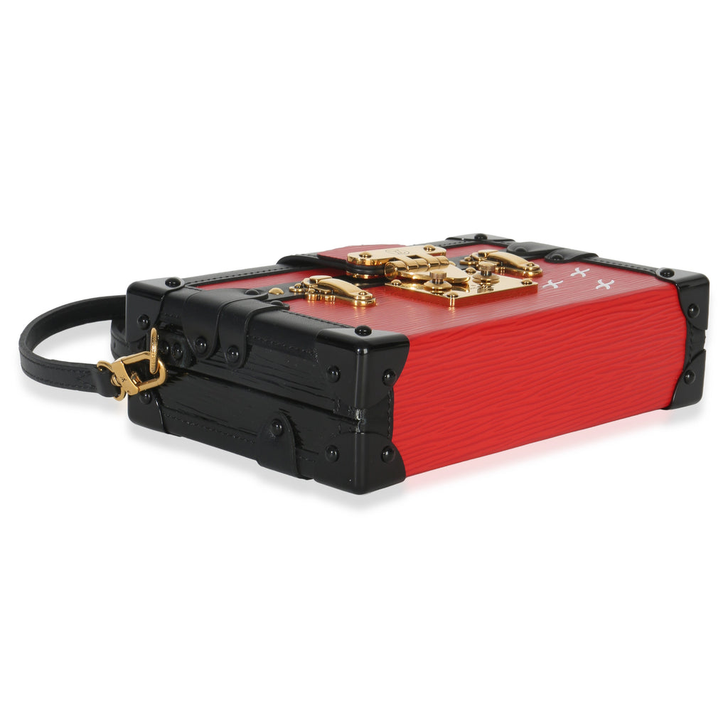 Red Black Epi Petite Malle