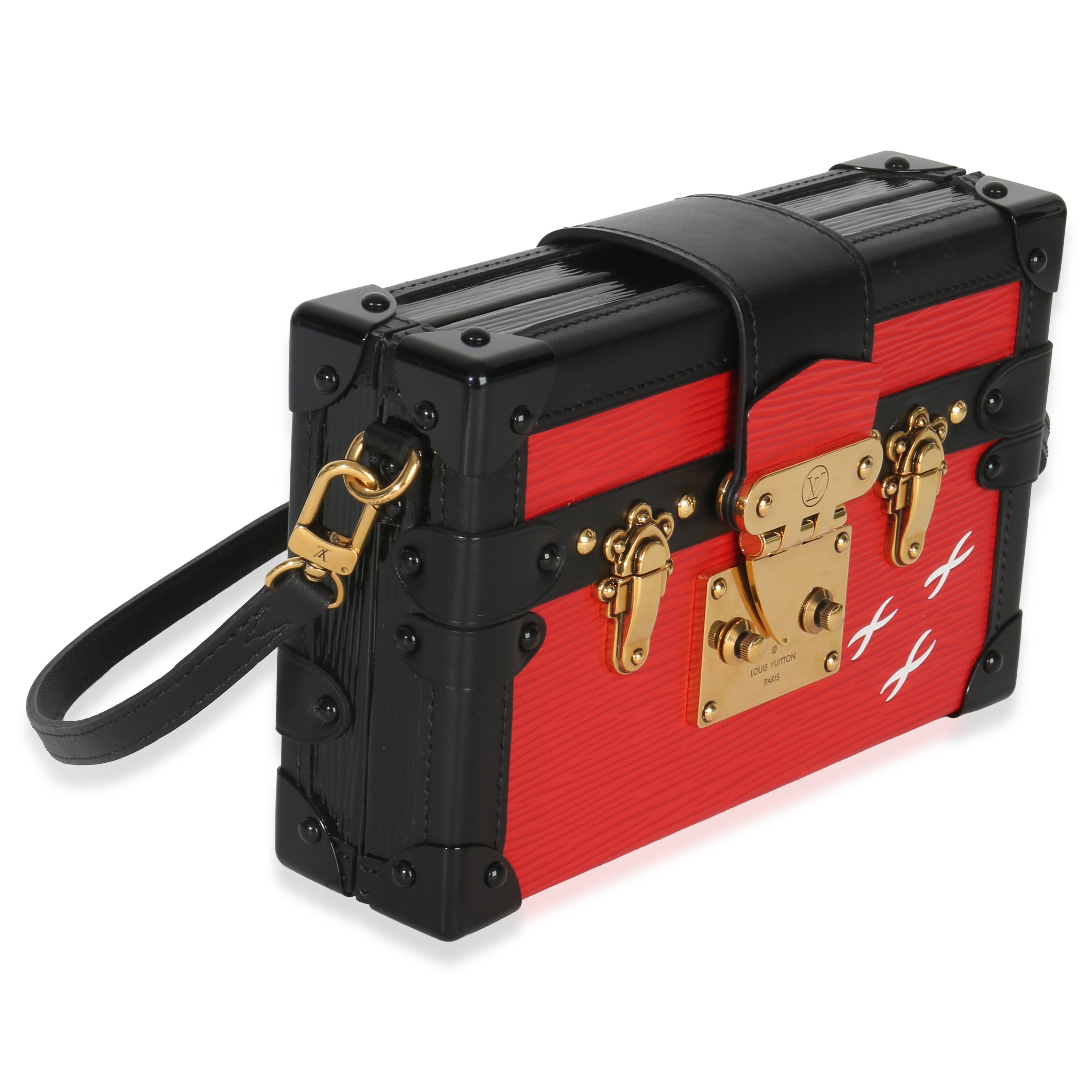 Red Black Epi Petite Malle