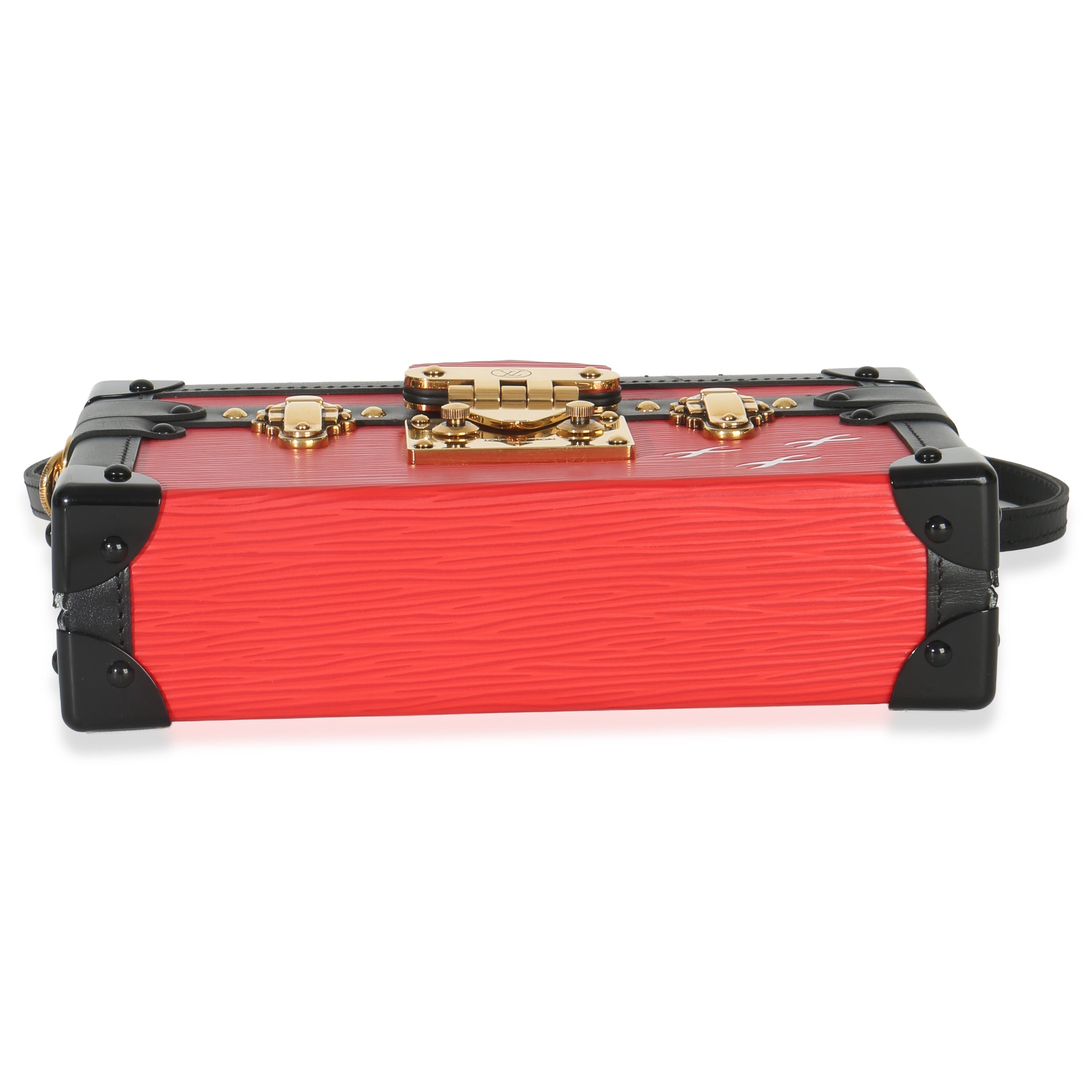 Red Black Epi Petite Malle