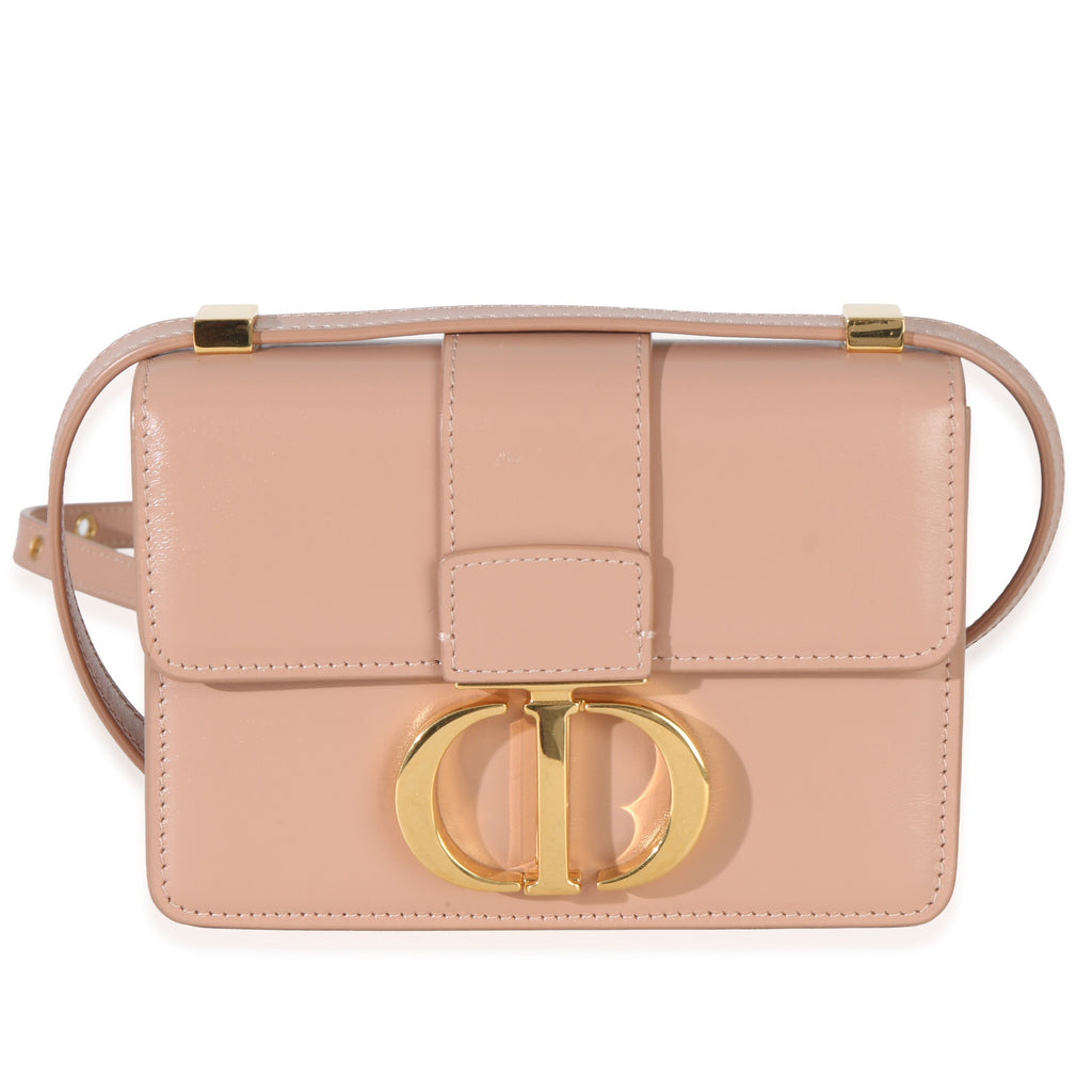 Light Pink Smooth Calfskin Micro 30 Montaigne Flap Bag