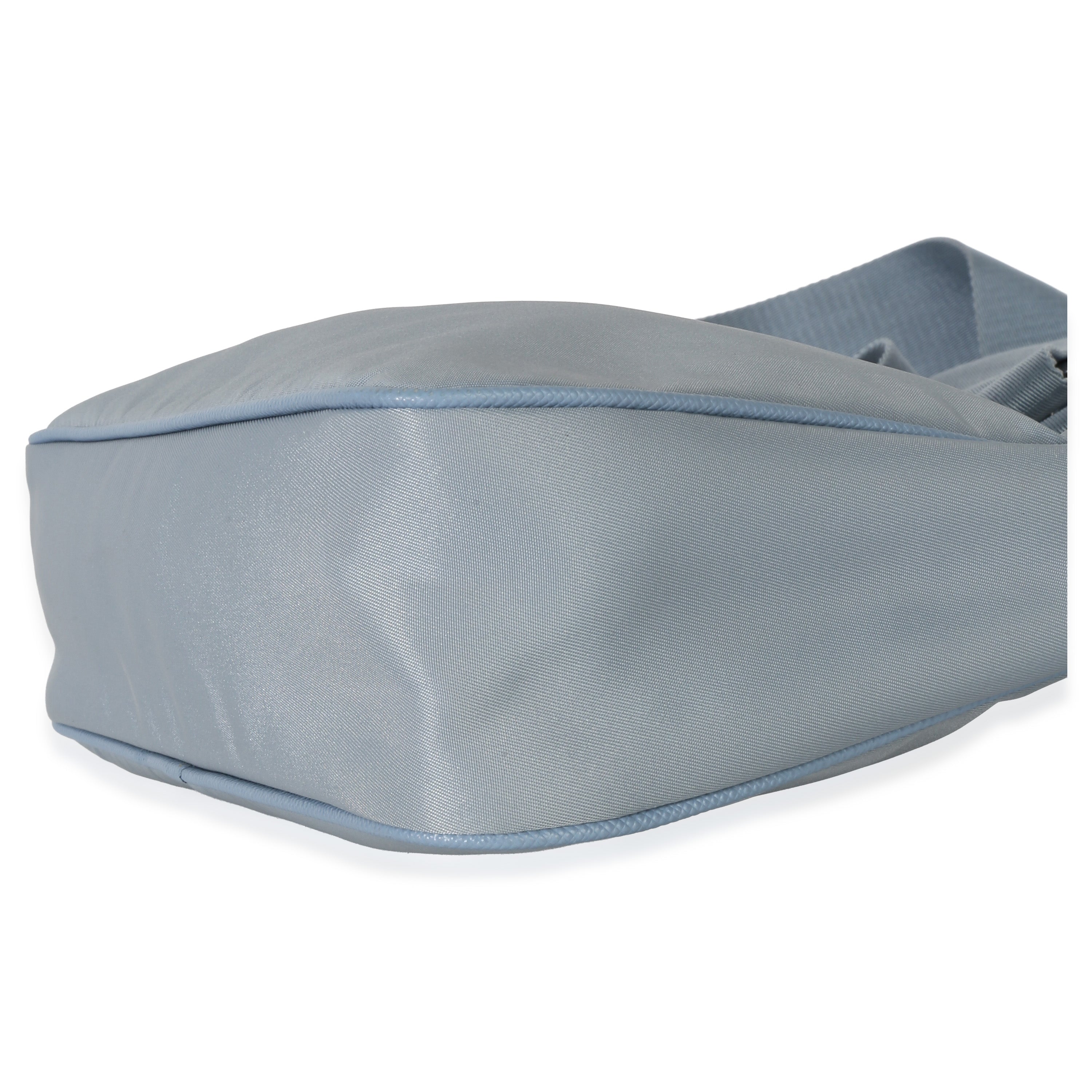 Blue Nylon Saffiano Leather Re-Edition 2005