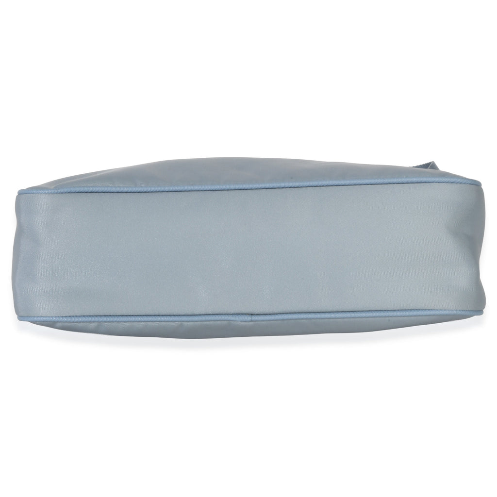 Blue Nylon Saffiano Leather Re-Edition 2005