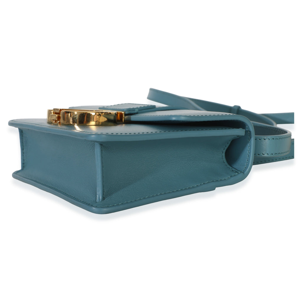 Blue Calfskin 30 Montaigne Micro Bag