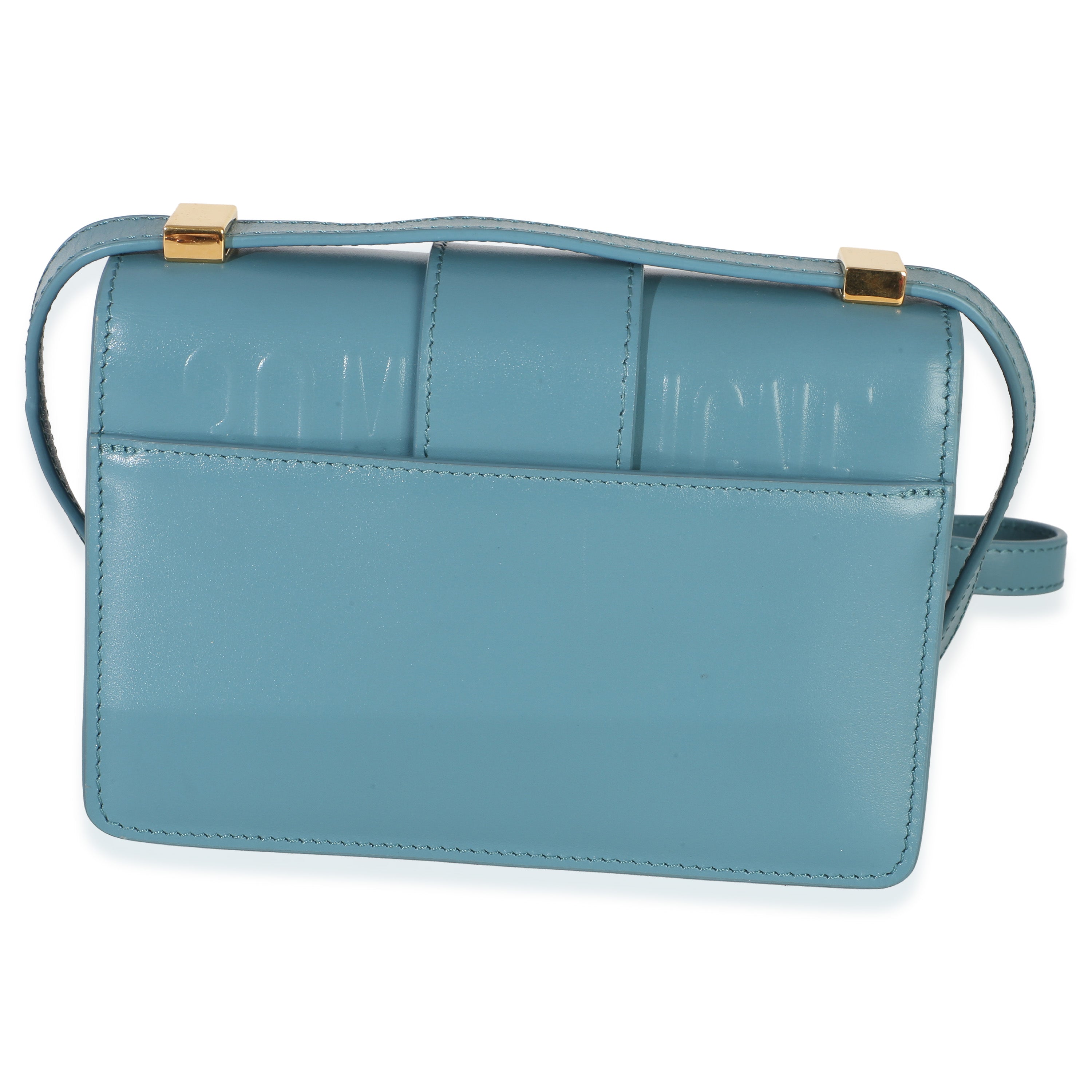 Blue Calfskin 30 Montaigne Micro Bag