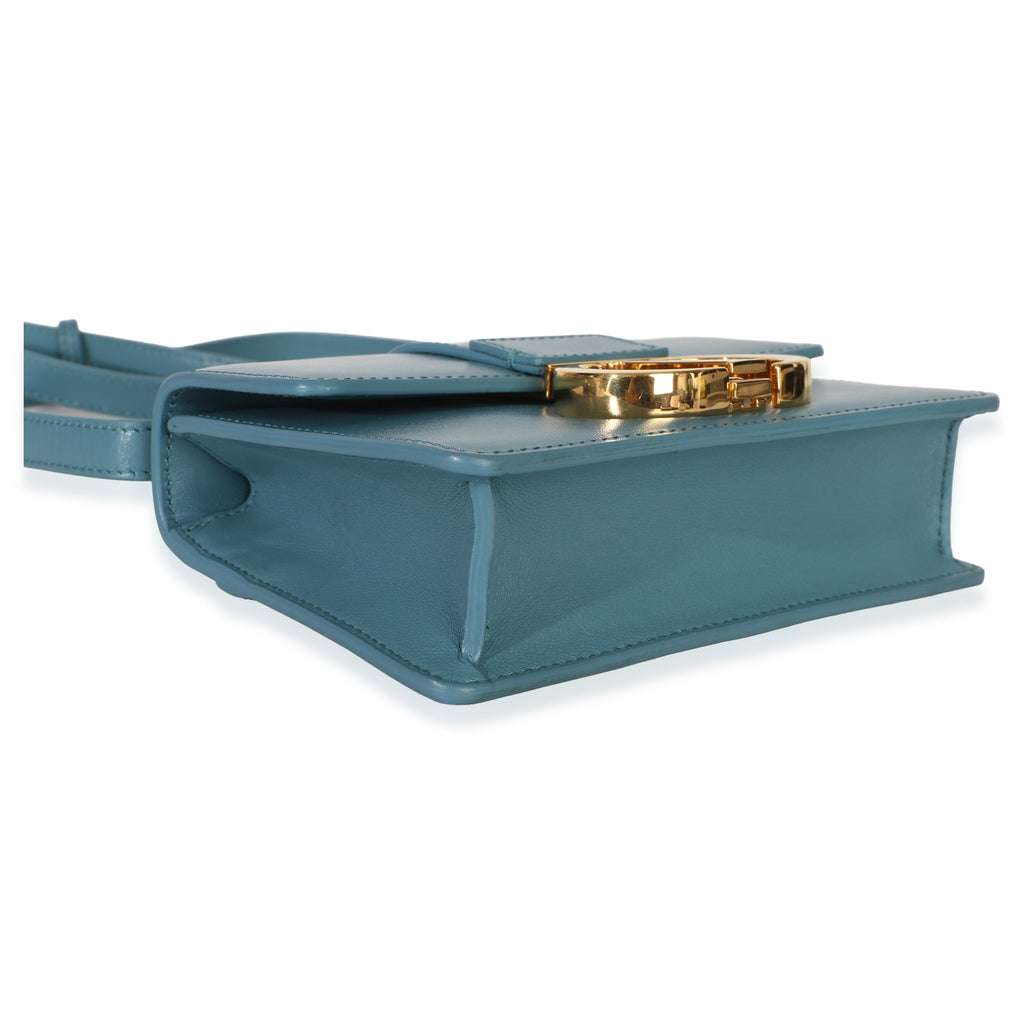 Blue Calfskin 30 Montaigne Micro Bag