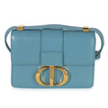 Blue Calfskin 30 Montaigne Micro Bag