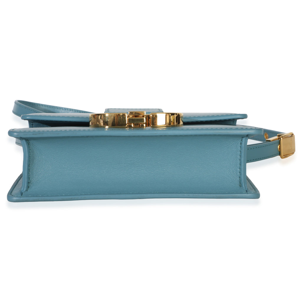 Blue Calfskin 30 Montaigne Micro Bag