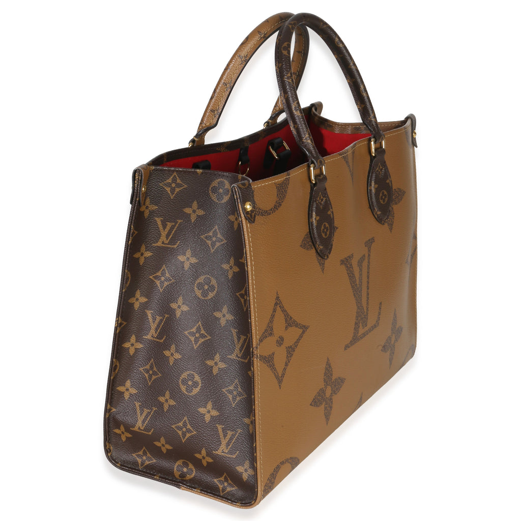 Reverse Monogram Giant Canvas Onthego MM