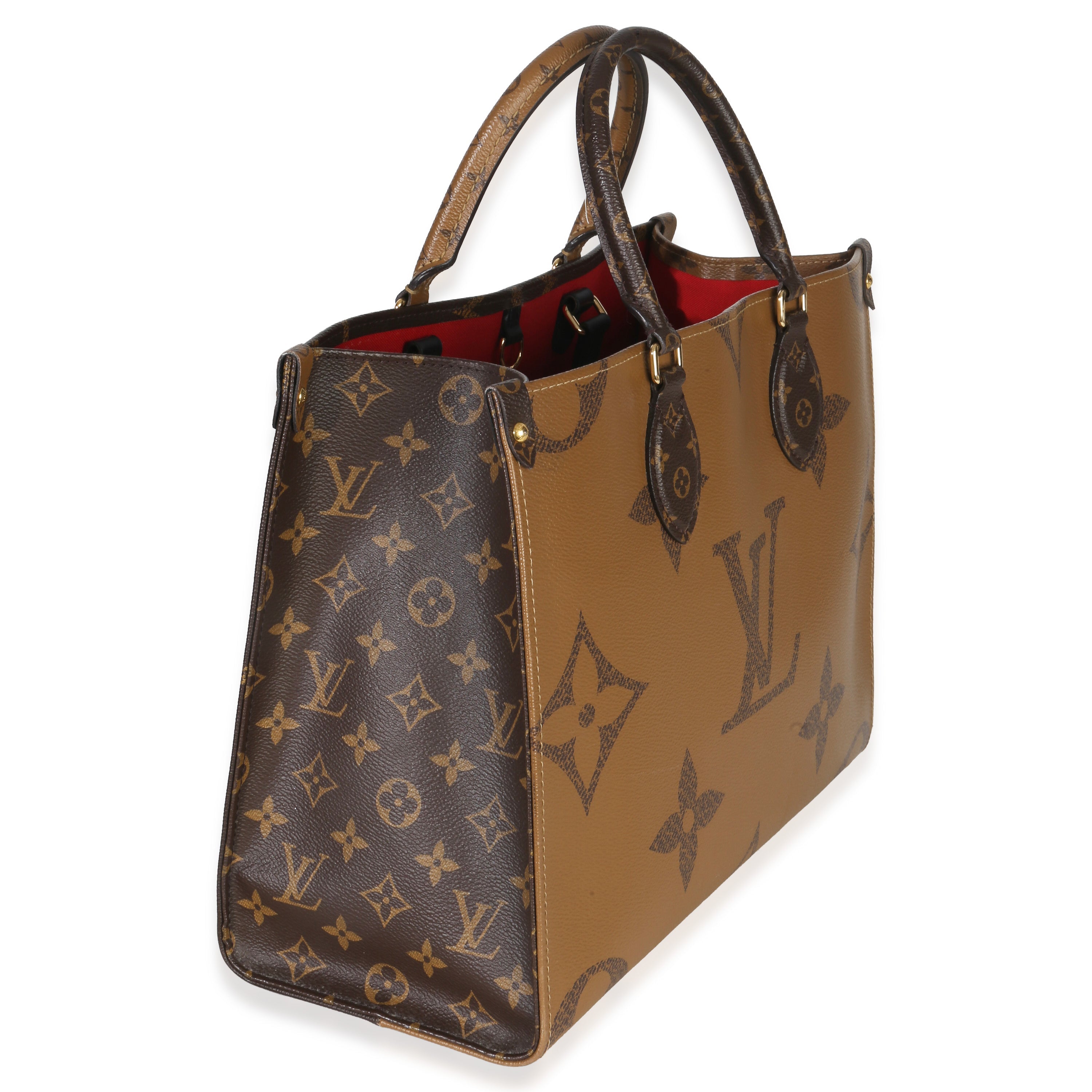 Reverse Monogram Giant Canvas Onthego MM
