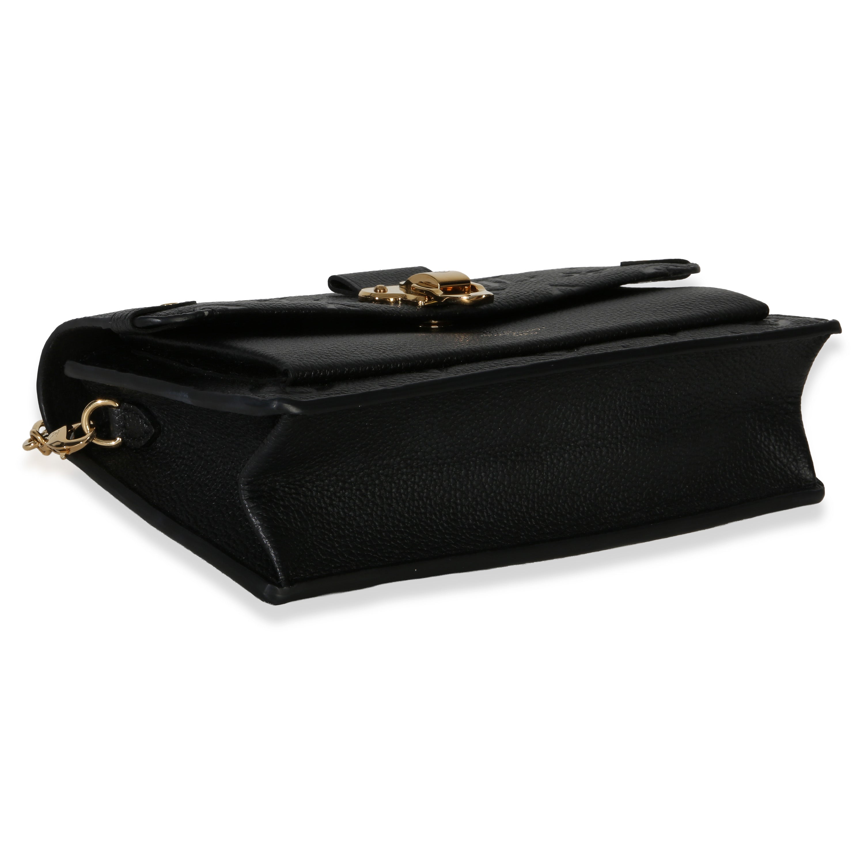 Black Monogram Empreinte Vavin Chain Wallet
