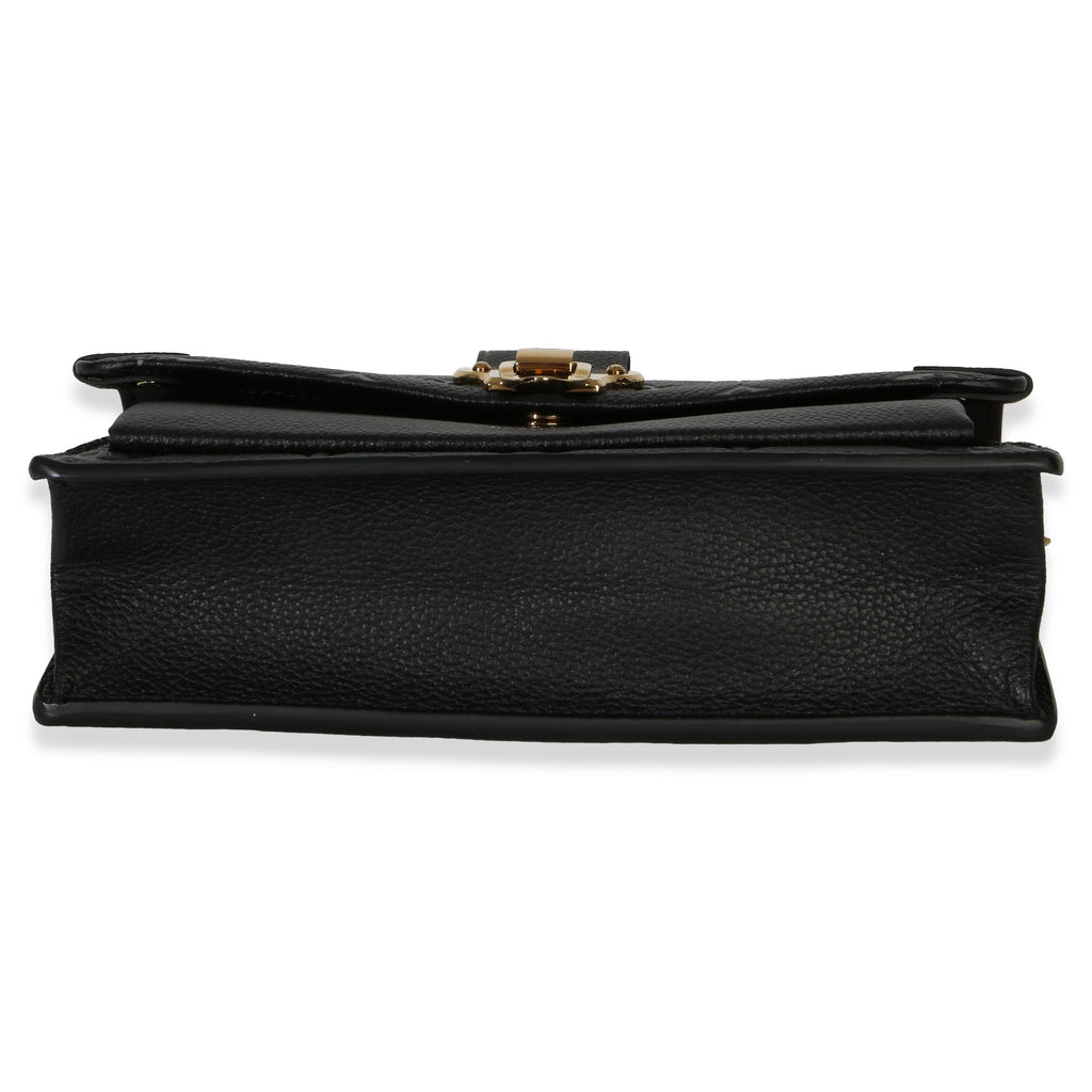 Black Monogram Empreinte Vavin Chain Wallet