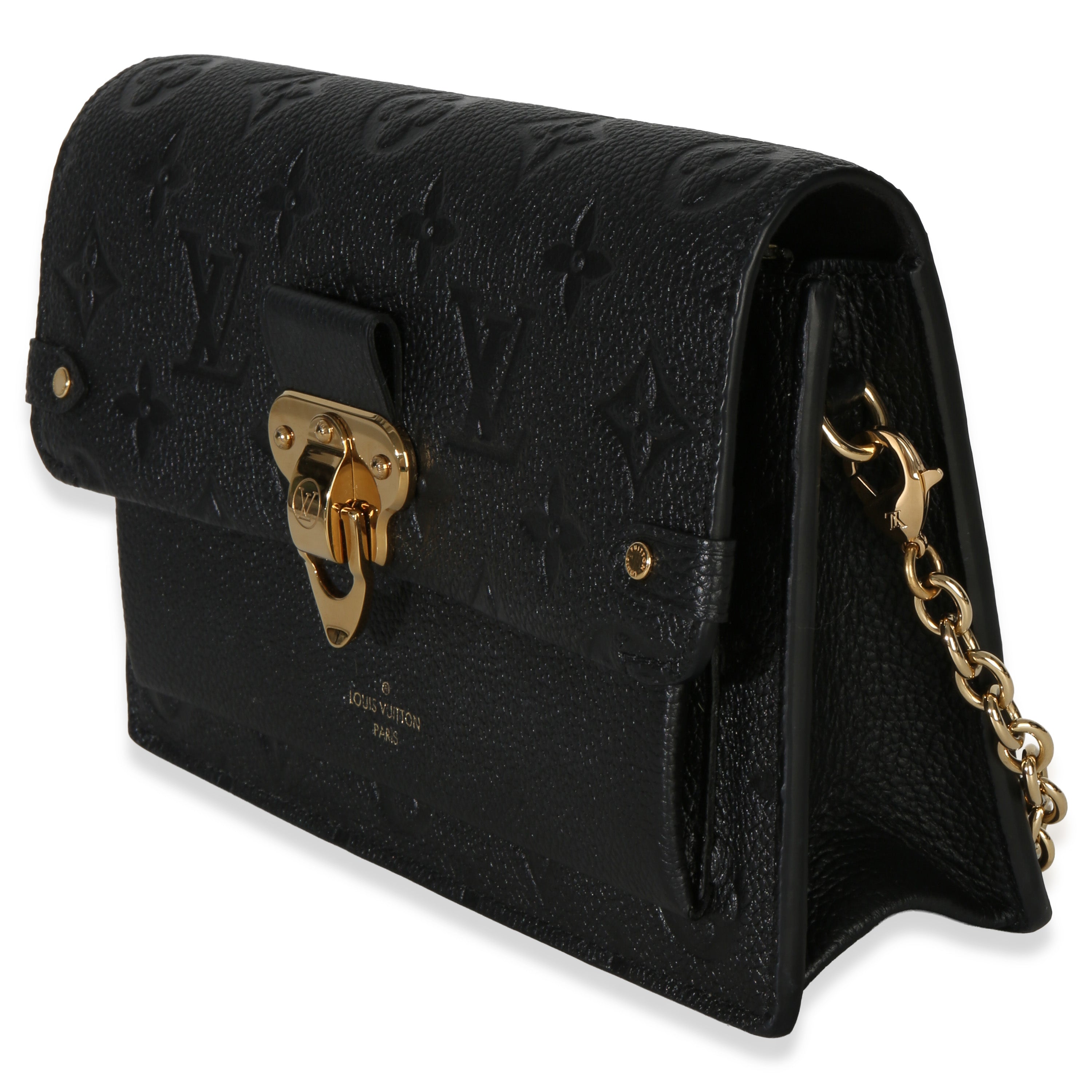 Black Monogram Empreinte Vavin Chain Wallet
