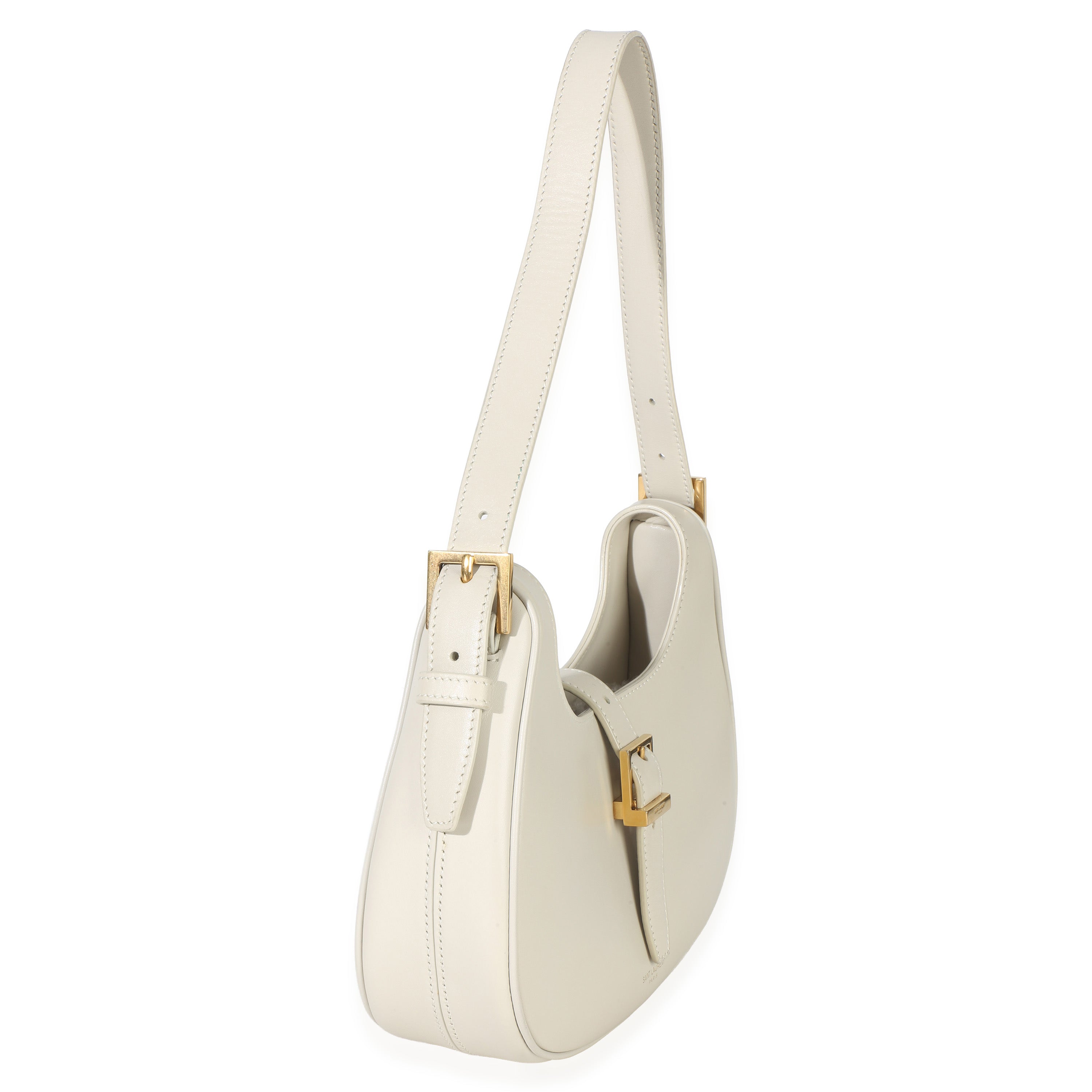 Cream Smooth Calfskin Le Fermoir Hobo