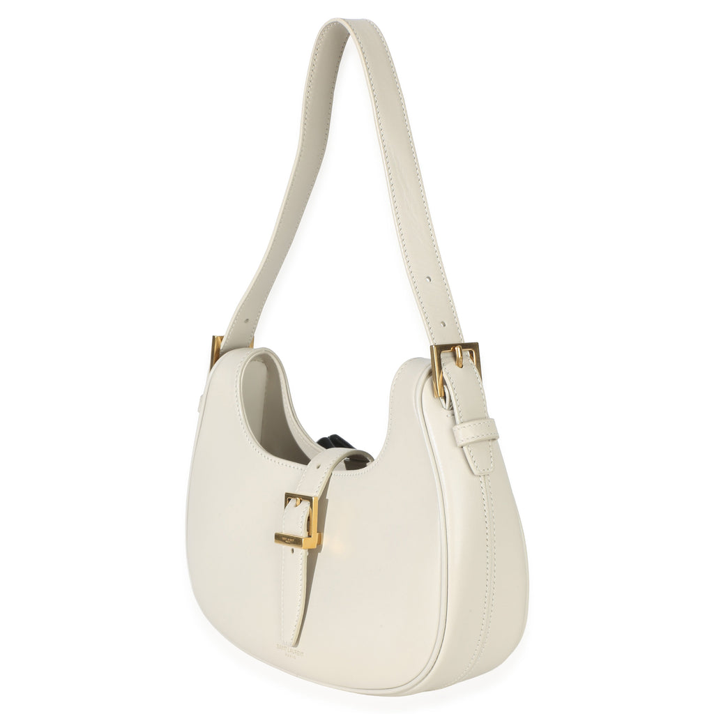 Cream Smooth Calfskin Le Fermoir Hobo