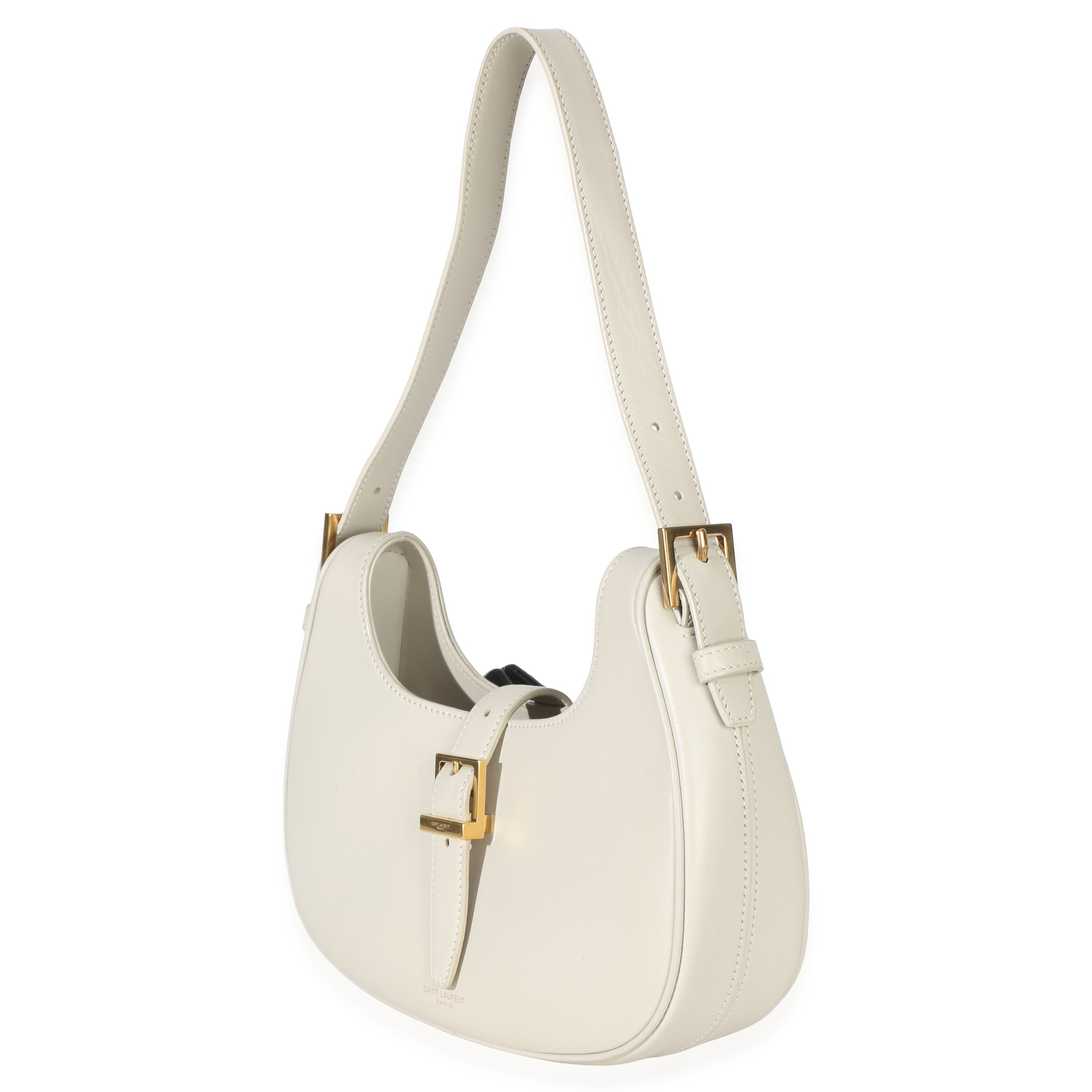 Cream Smooth Calfskin Le Fermoir Hobo
