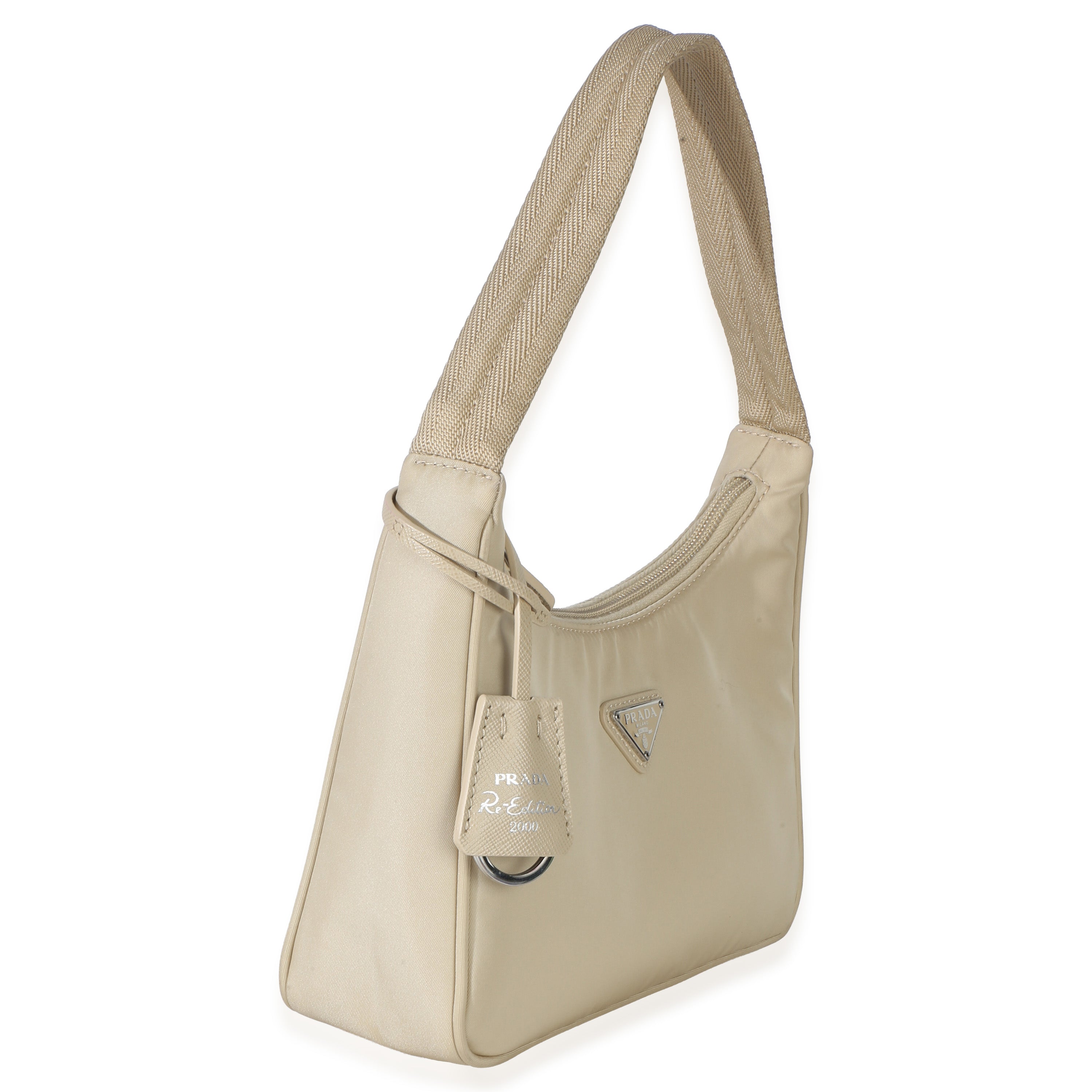 Beige Re-Nylon Re-Edition 2000 Mini Bag