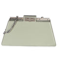 Sage Patent Medium Peekaboo Cut Chain Shoulder Bag