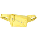 Yellow Calfskin Mini Puzzle Edge Bumbag