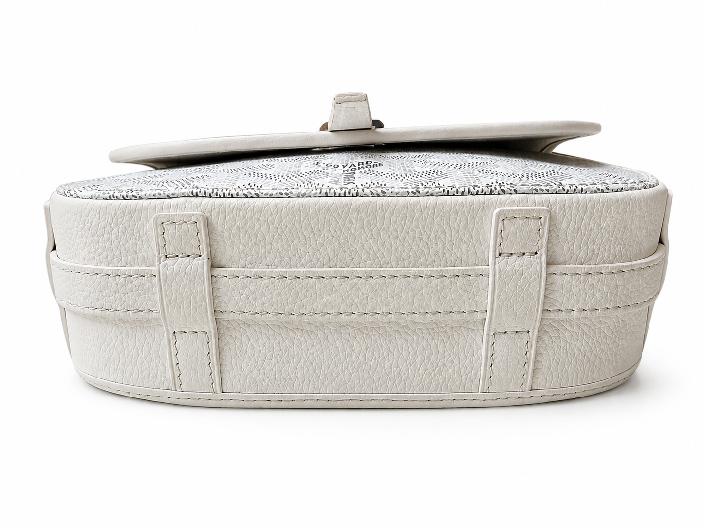 White Goyardine Canvas Belvedere II PM