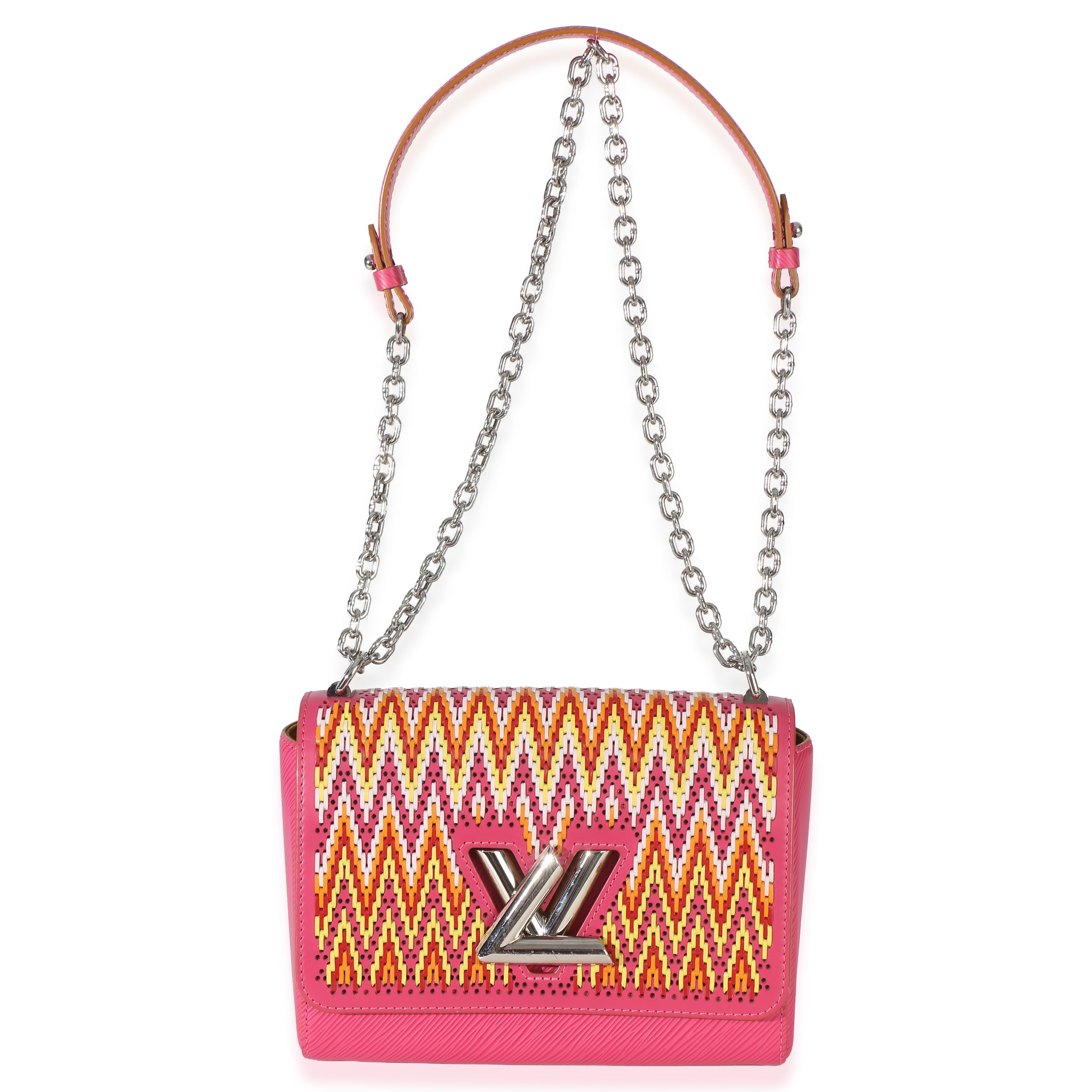 Pink Multicolor Stitch Epi Twist MM