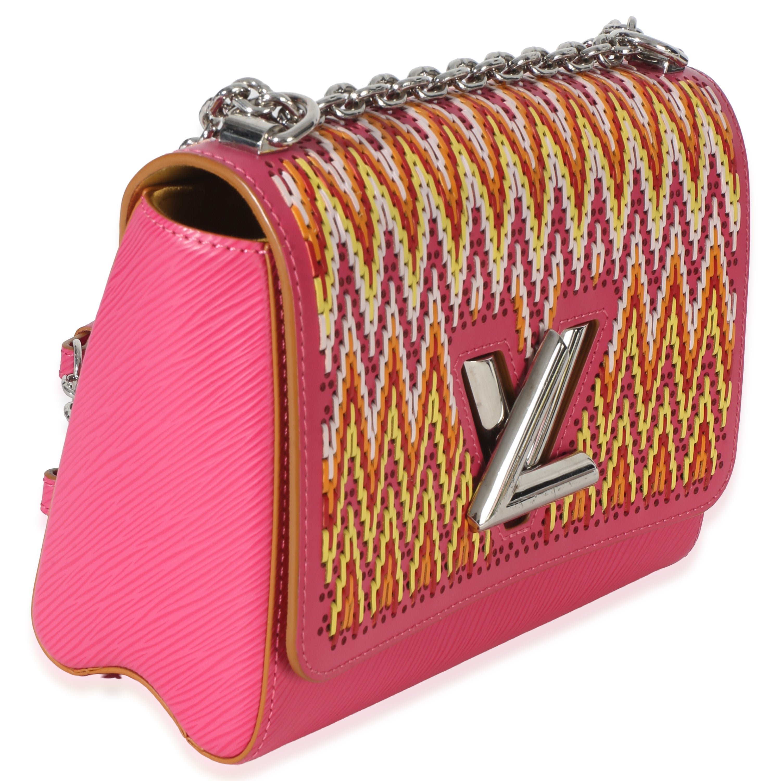Pink Multicolor Stitch Epi Twist MM