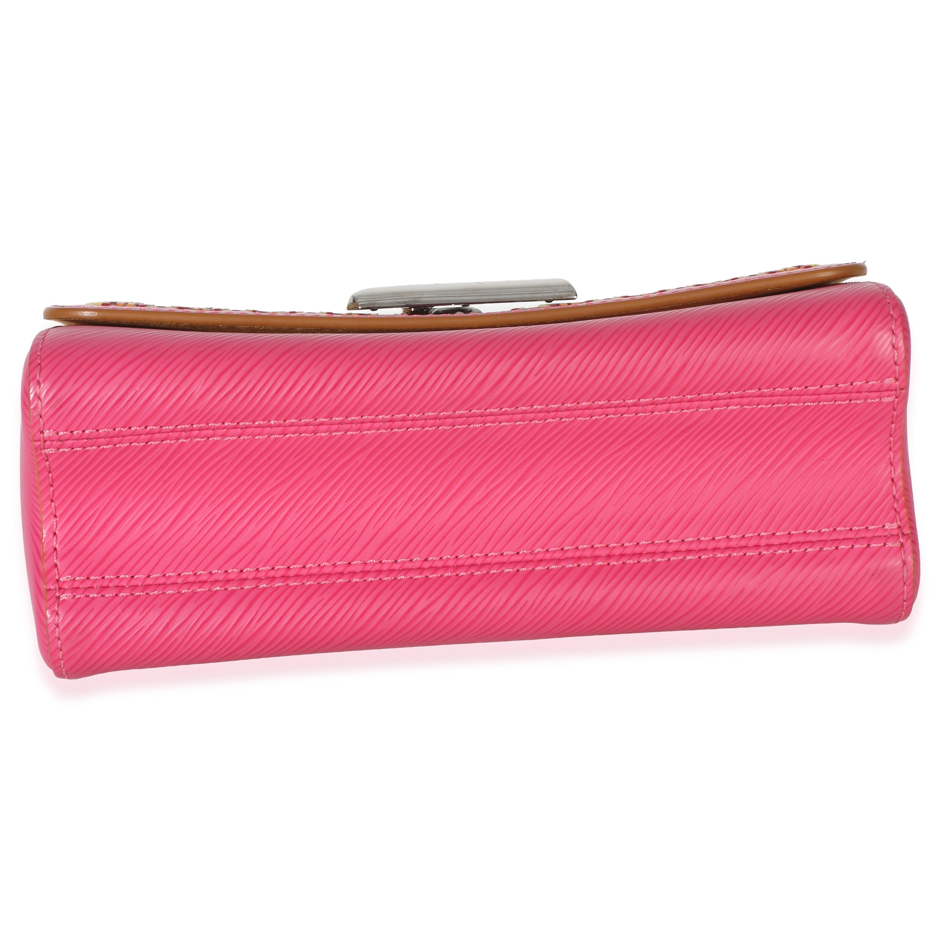 Pink Multicolor Stitch Epi Twist MM