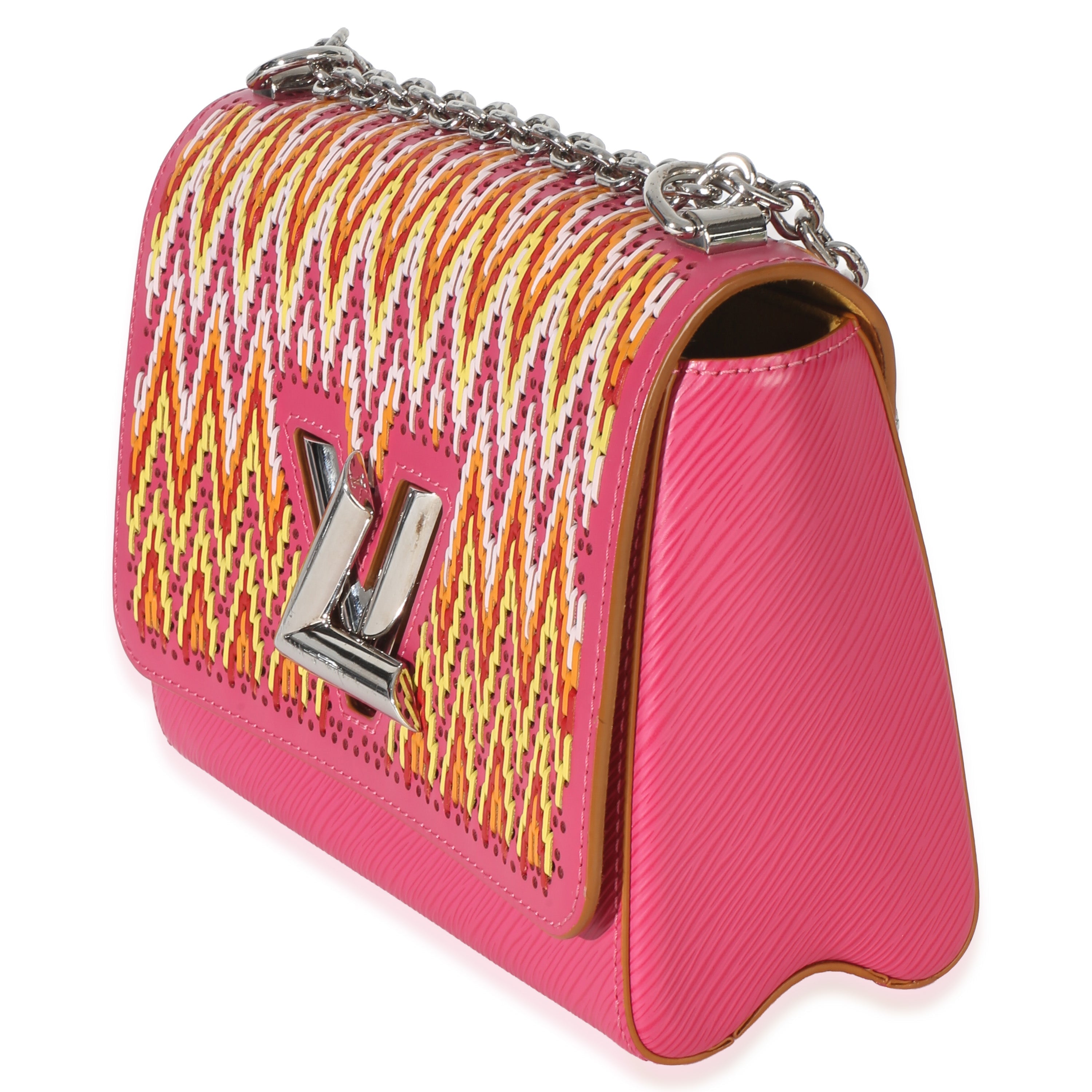 Pink Multicolor Stitch Epi Twist MM