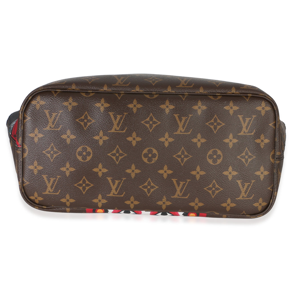 Red Multicolor Monogram Canvas Kabuki Neverfull MM