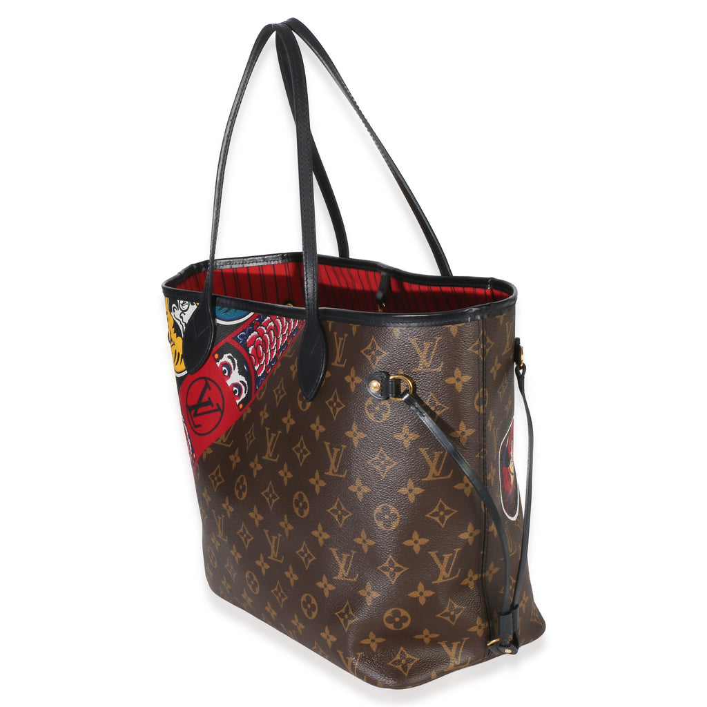 Red Multicolor Monogram Canvas Kabuki Neverfull MM