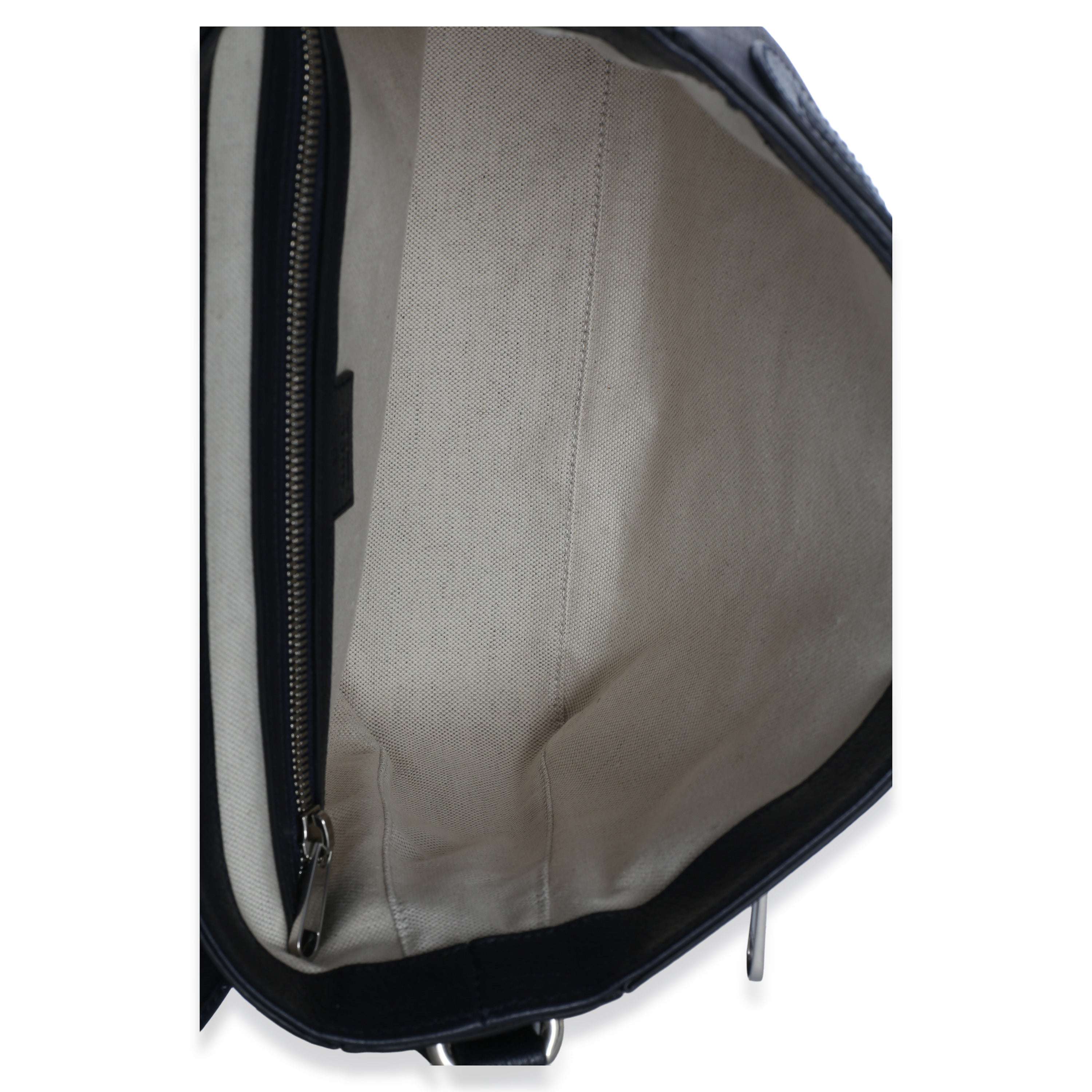 Blue Black Tender GG Supreme Dollar Calfskin Ophidia Messenger Bag