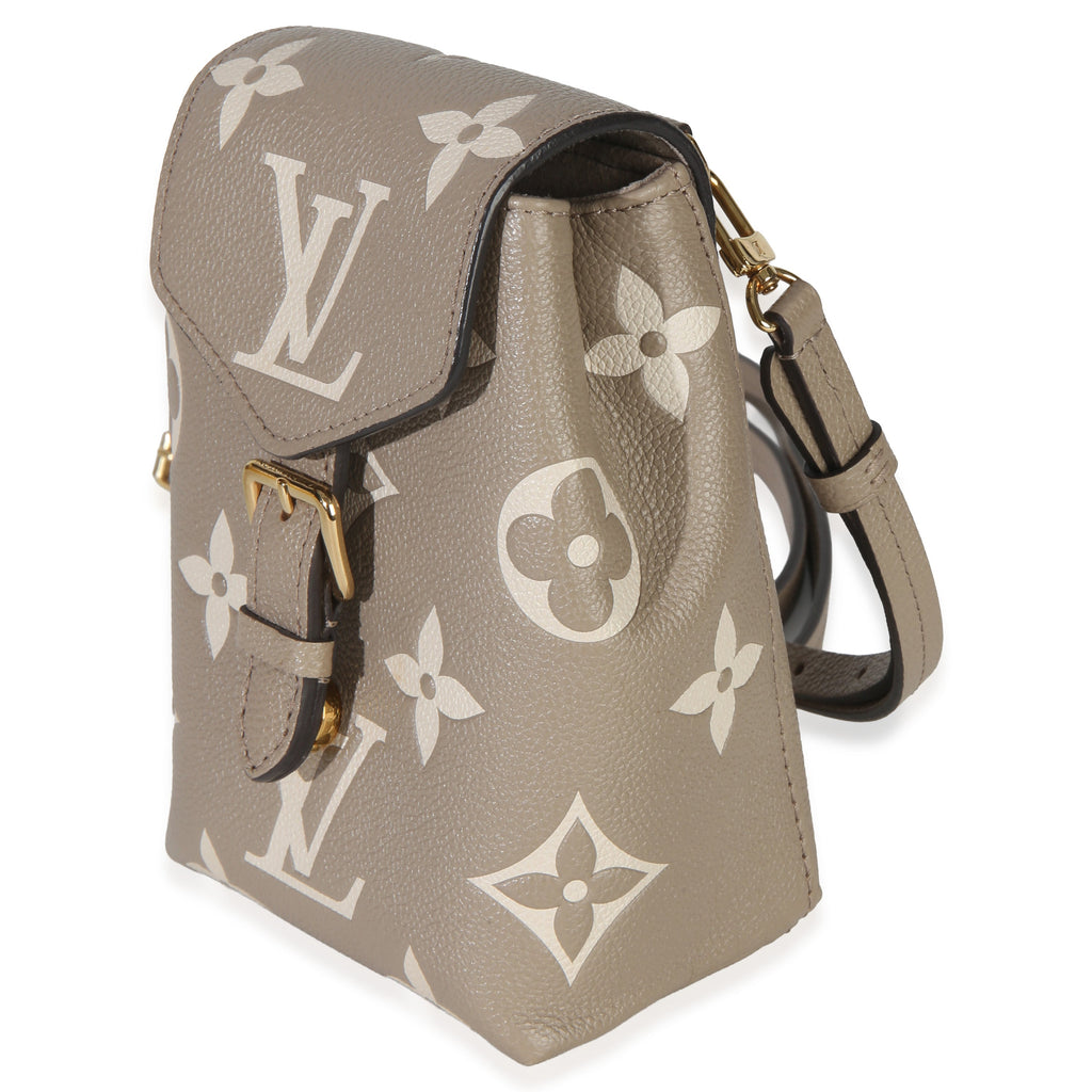 Tourterelle Empreinte Giant Monogram Tiny Backpack