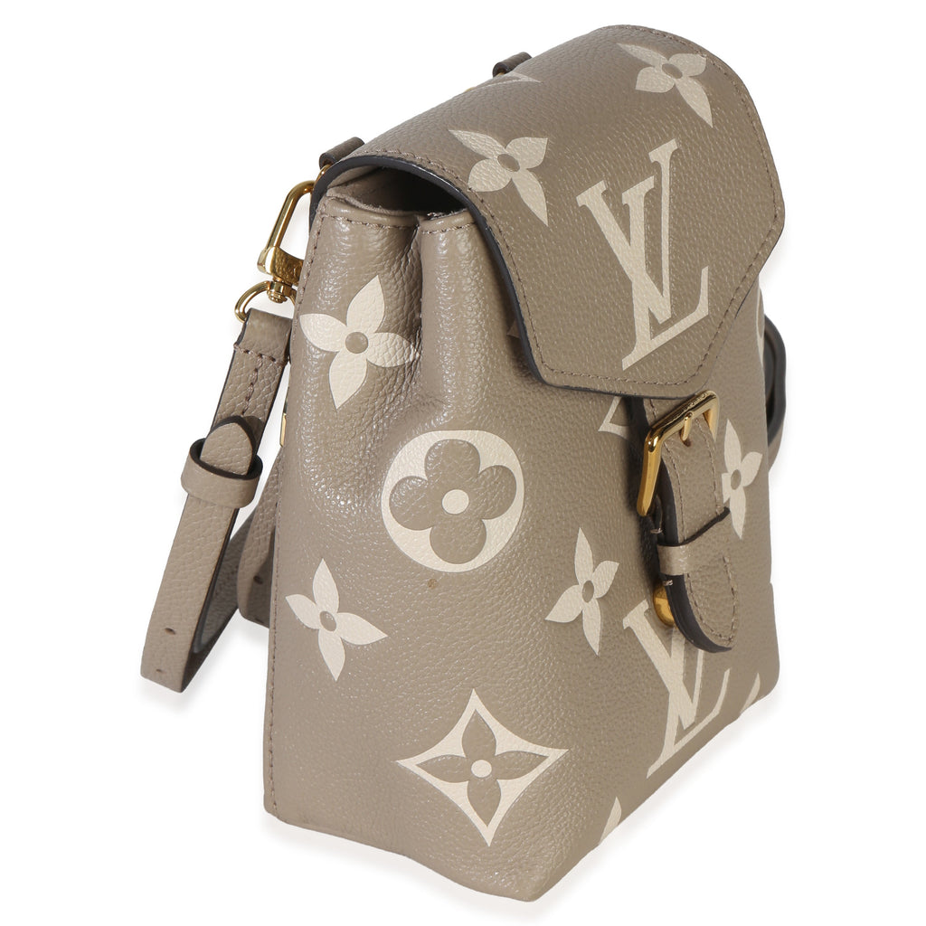 Tourterelle Empreinte Giant Monogram Tiny Backpack