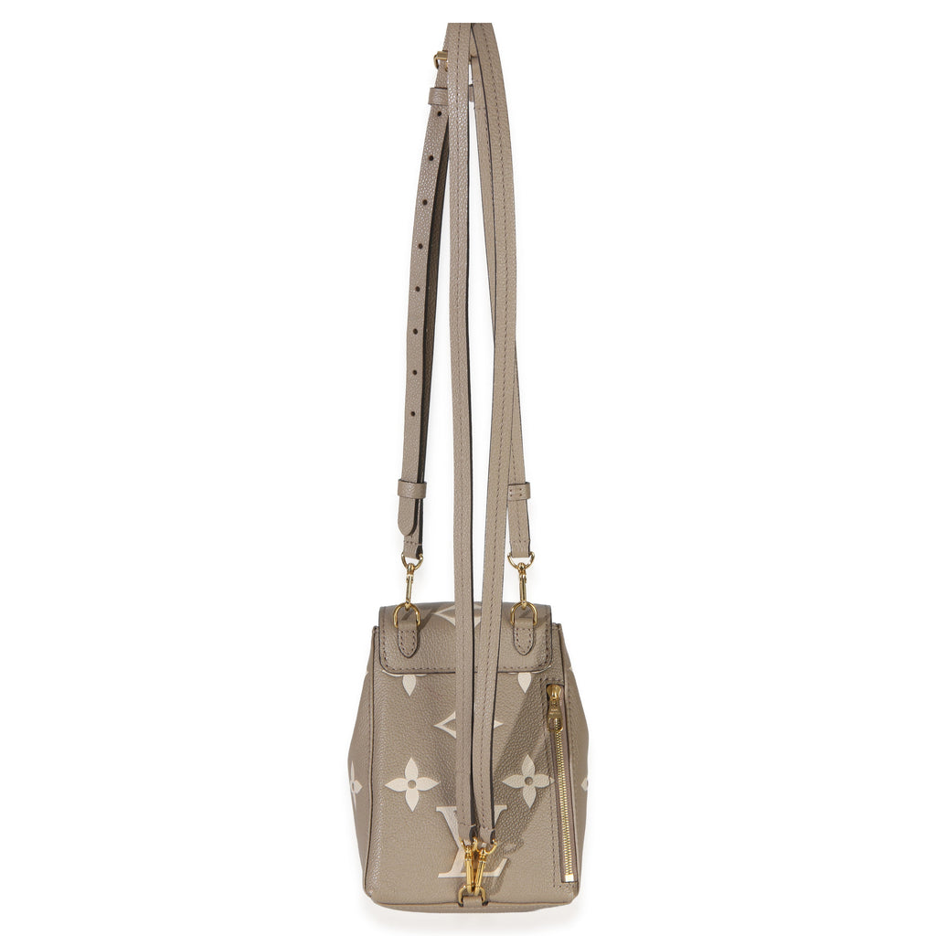 Tourterelle Empreinte Giant Monogram Tiny Backpack