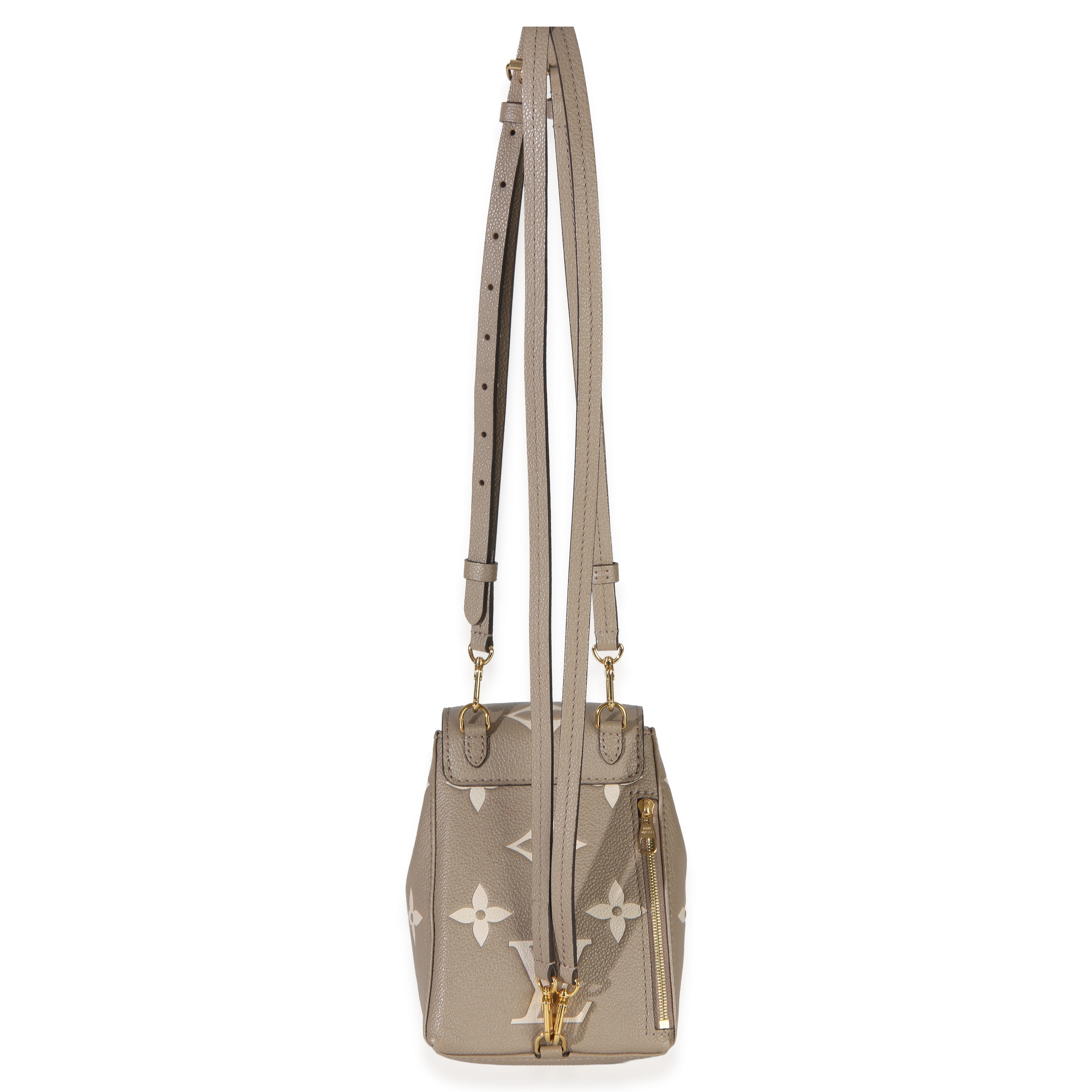 Tourterelle Empreinte Giant Monogram Tiny Backpack