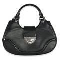 Black Epi Leather Montaigne Shoulder Bag