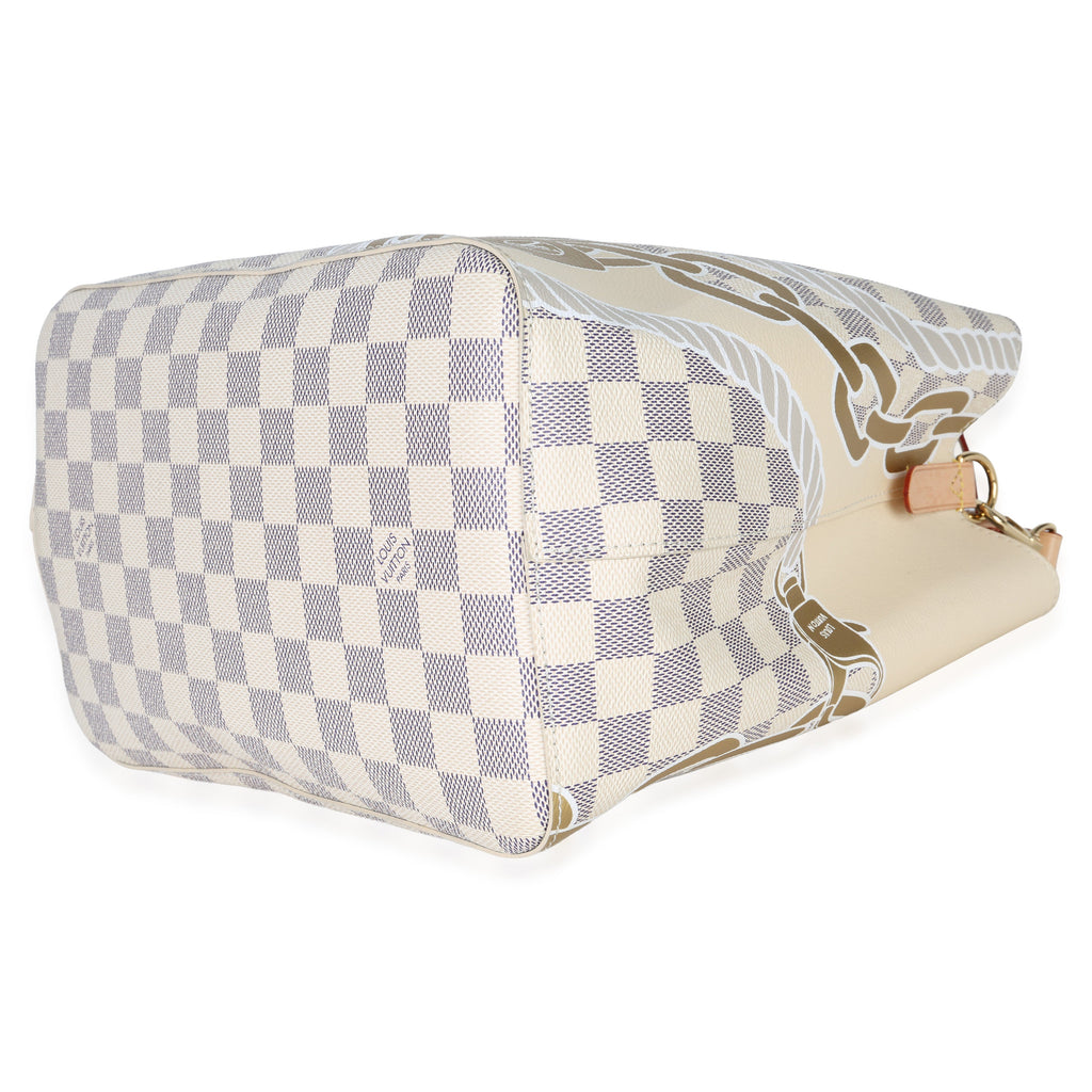 Damier Azur Canvas Nautical Ropes Neonoe MM