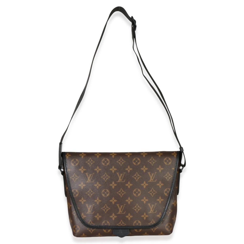 Monogram Macassar Canvas Magnetic Messenger