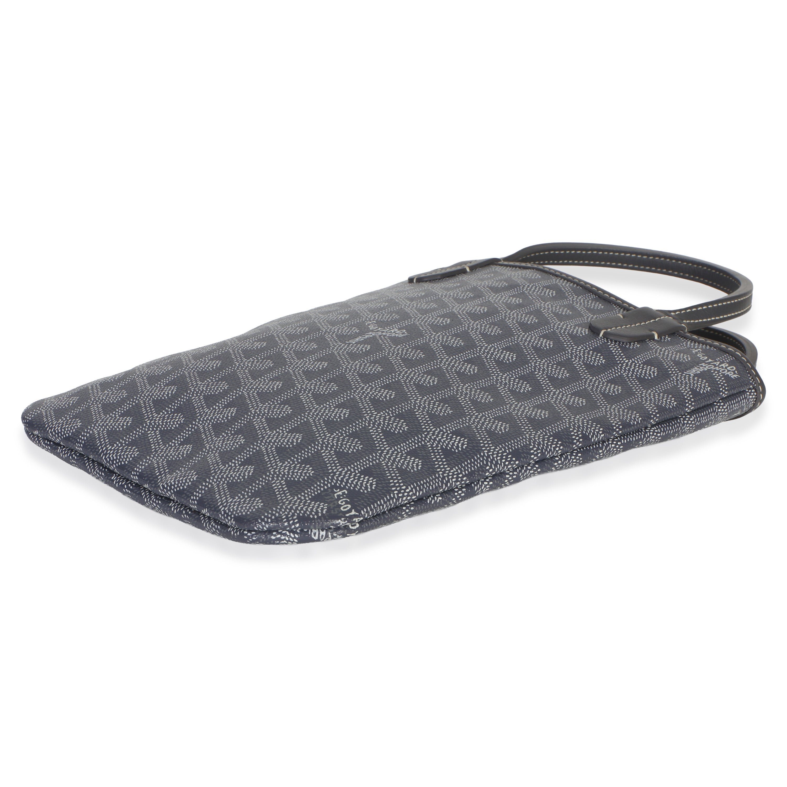 Grey Goyardine Canvas Poitiers Mini Tote