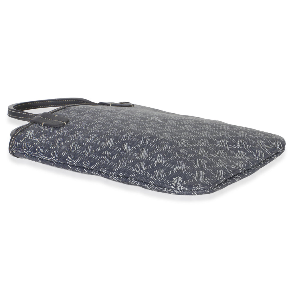 Grey Goyardine Canvas Poitiers Mini Tote