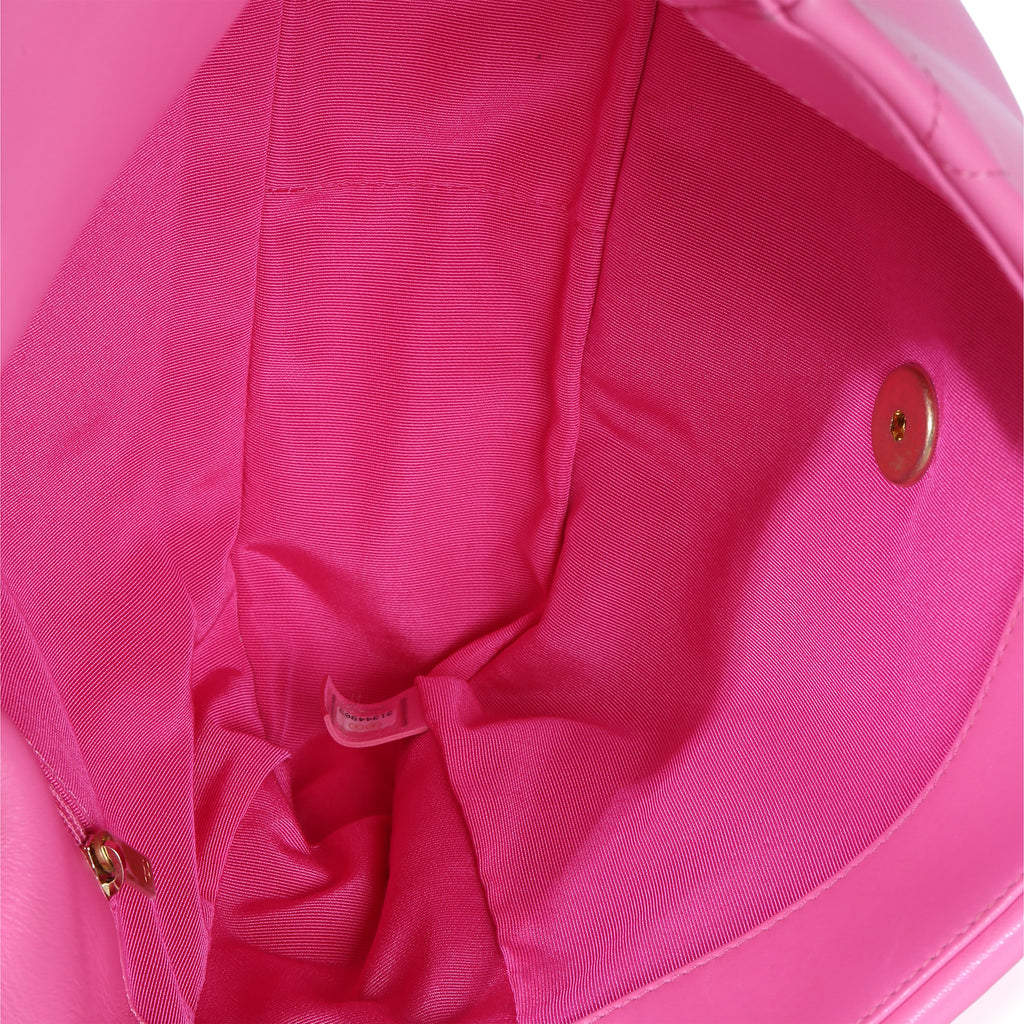 Pink Quilted Lambskin Large Chanel 19 Flap Bag