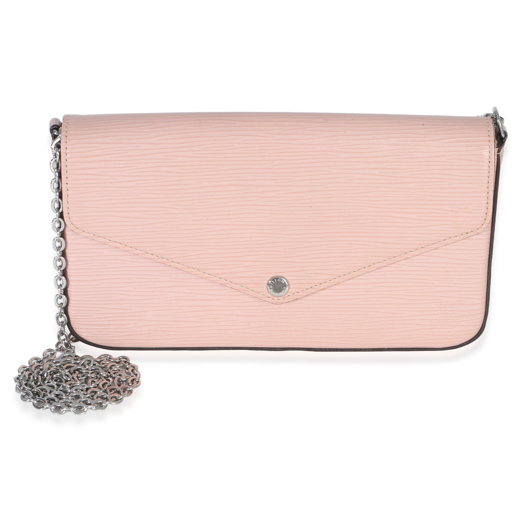 Pink Epi Leather Felicie Pochette