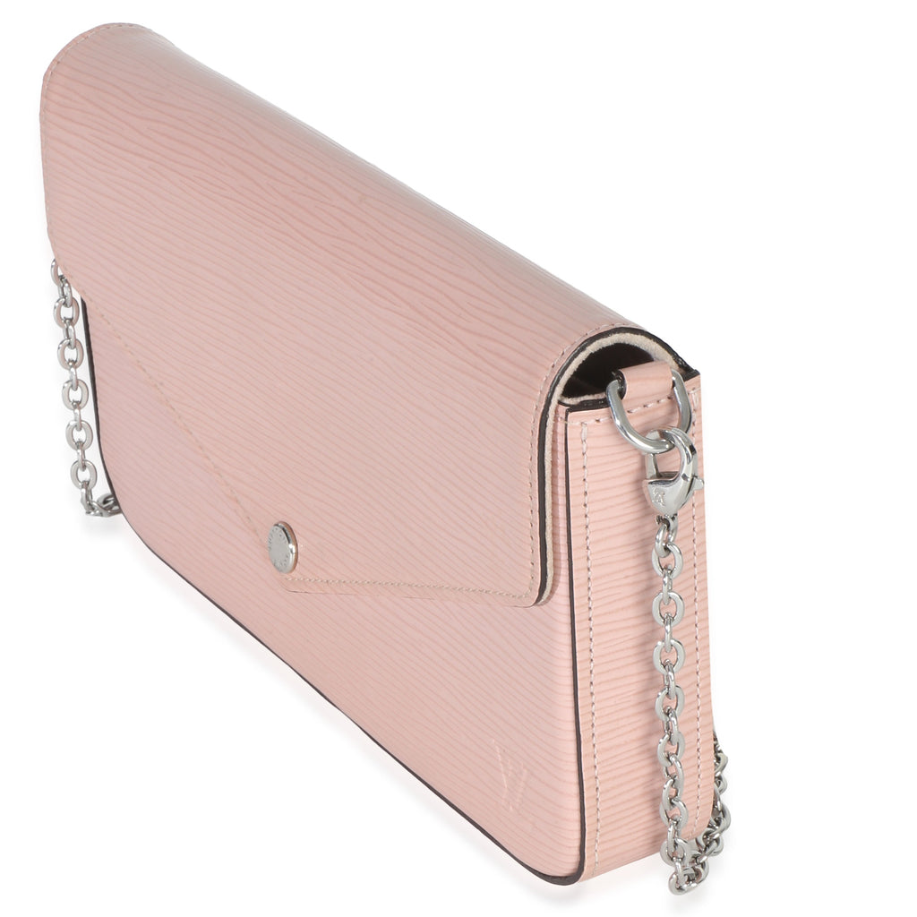Pink Epi Leather Felicie Pochette