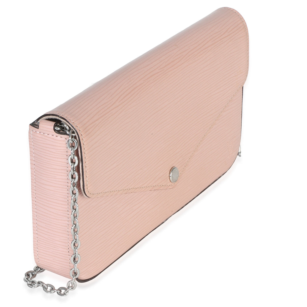 Pink Epi Leather Felicie Pochette
