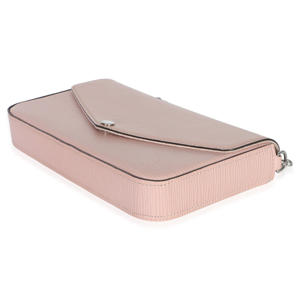 Pink Epi Leather Felicie Pochette