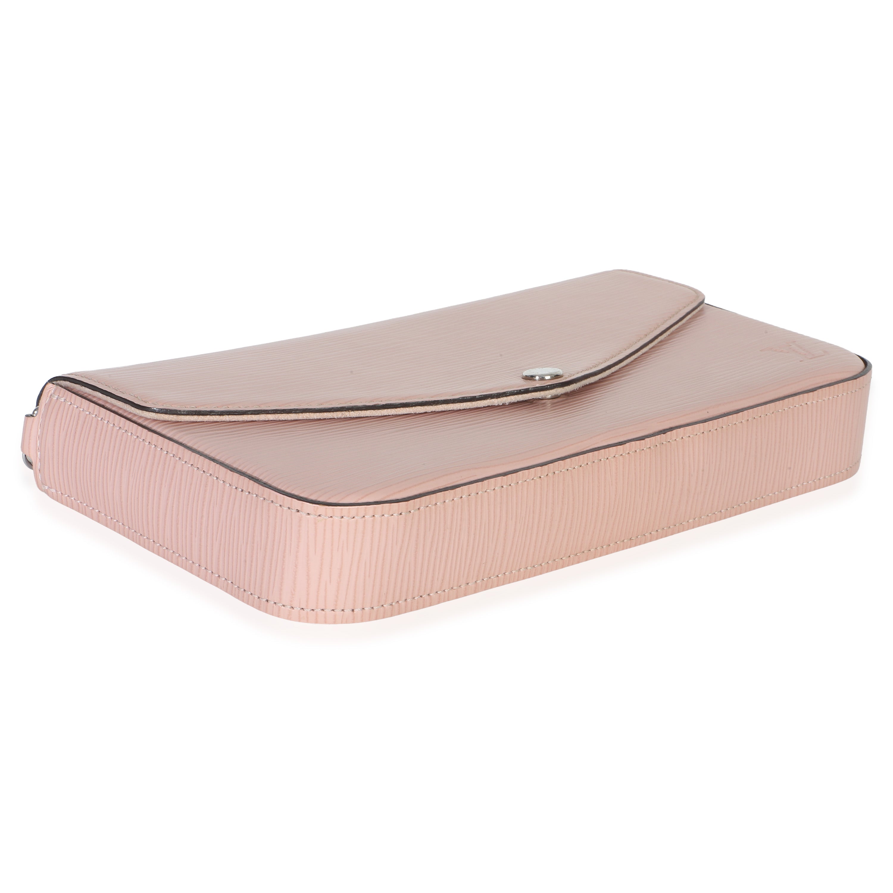 Pink Epi Leather Felicie Pochette