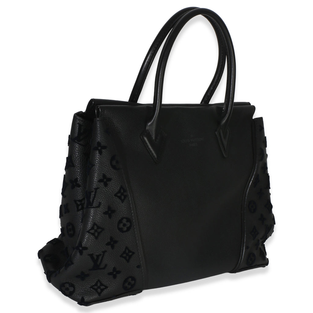 Black Monogram Tufted Veau Cachemire W Tote PM