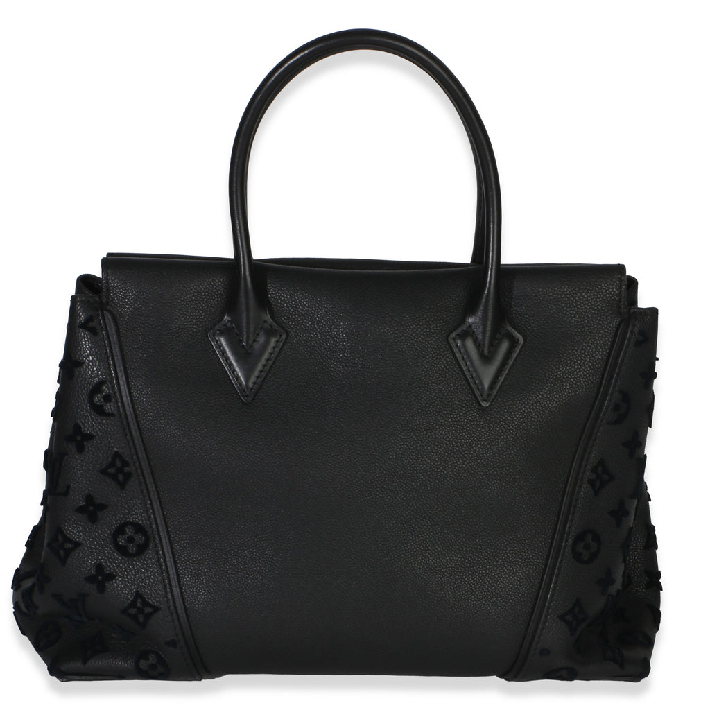 Black Monogram Tufted Veau Cachemire W Tote PM