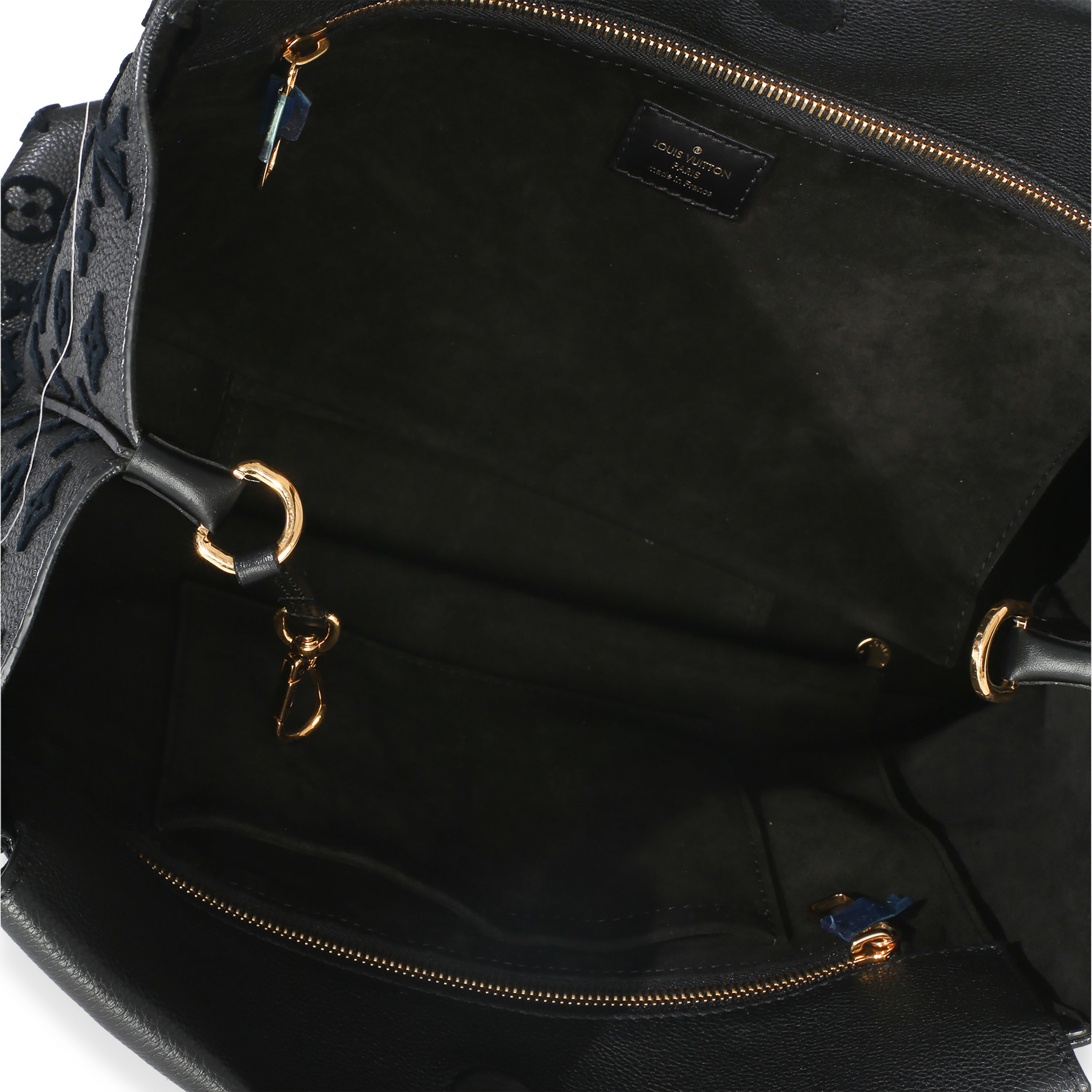 Black Monogram Tufted Veau Cachemire W Tote PM